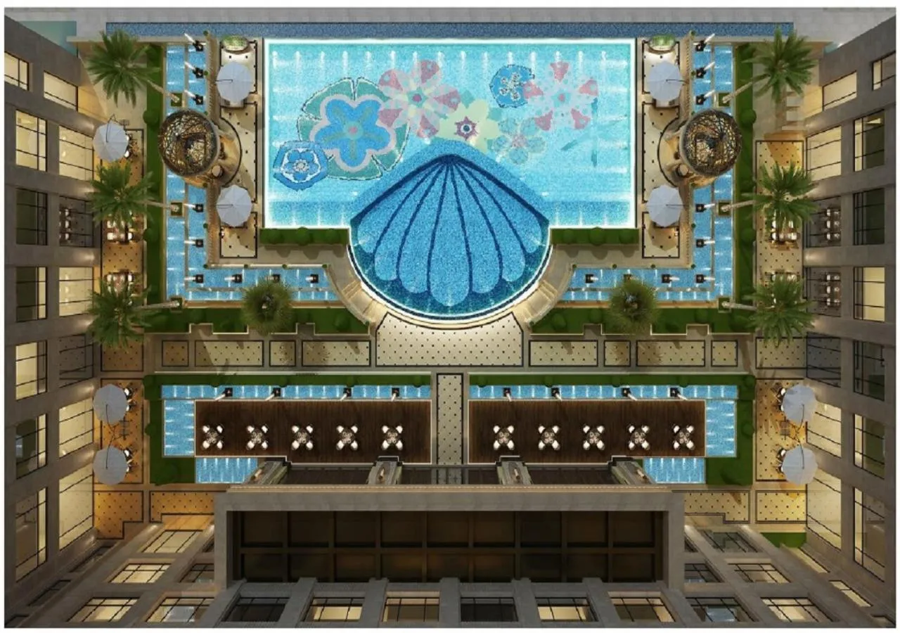 Swimming pool in Jin Bei Palace Hotel