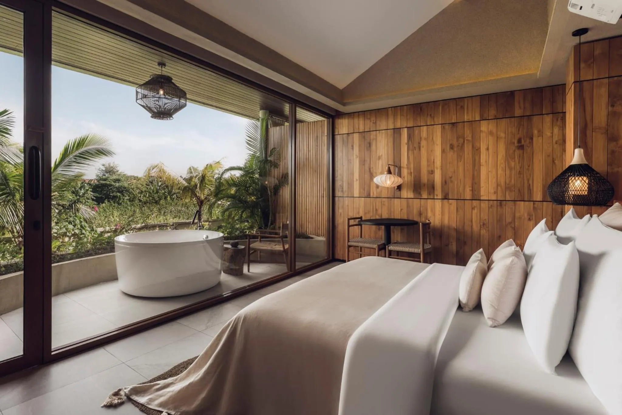 View (from property/room), Bed in Sini Vie Resort & Spa Seminyak by Ini Vie Hospitality