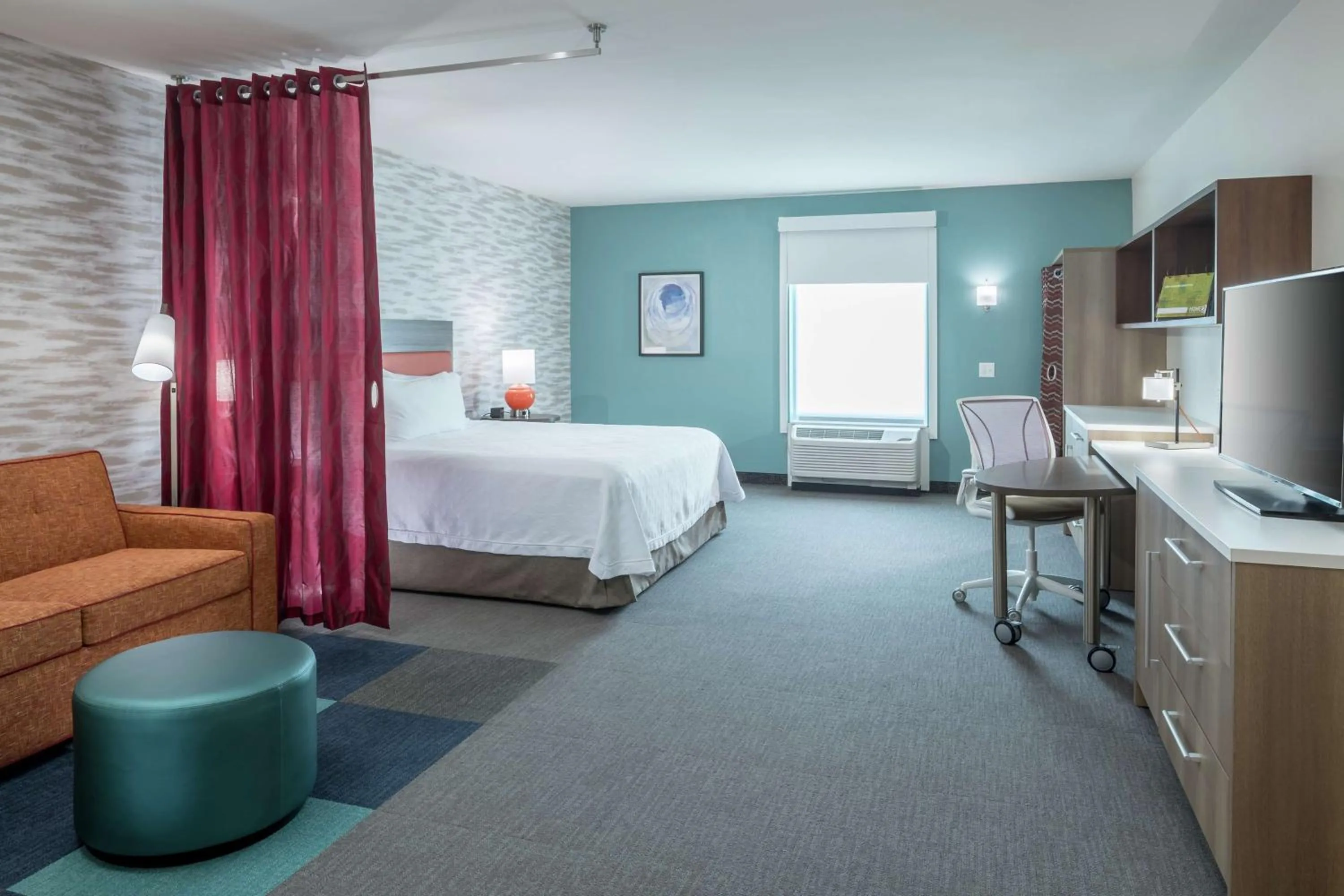 Bedroom, Bed in Home2 Suites By Hilton Jacksonville Airport