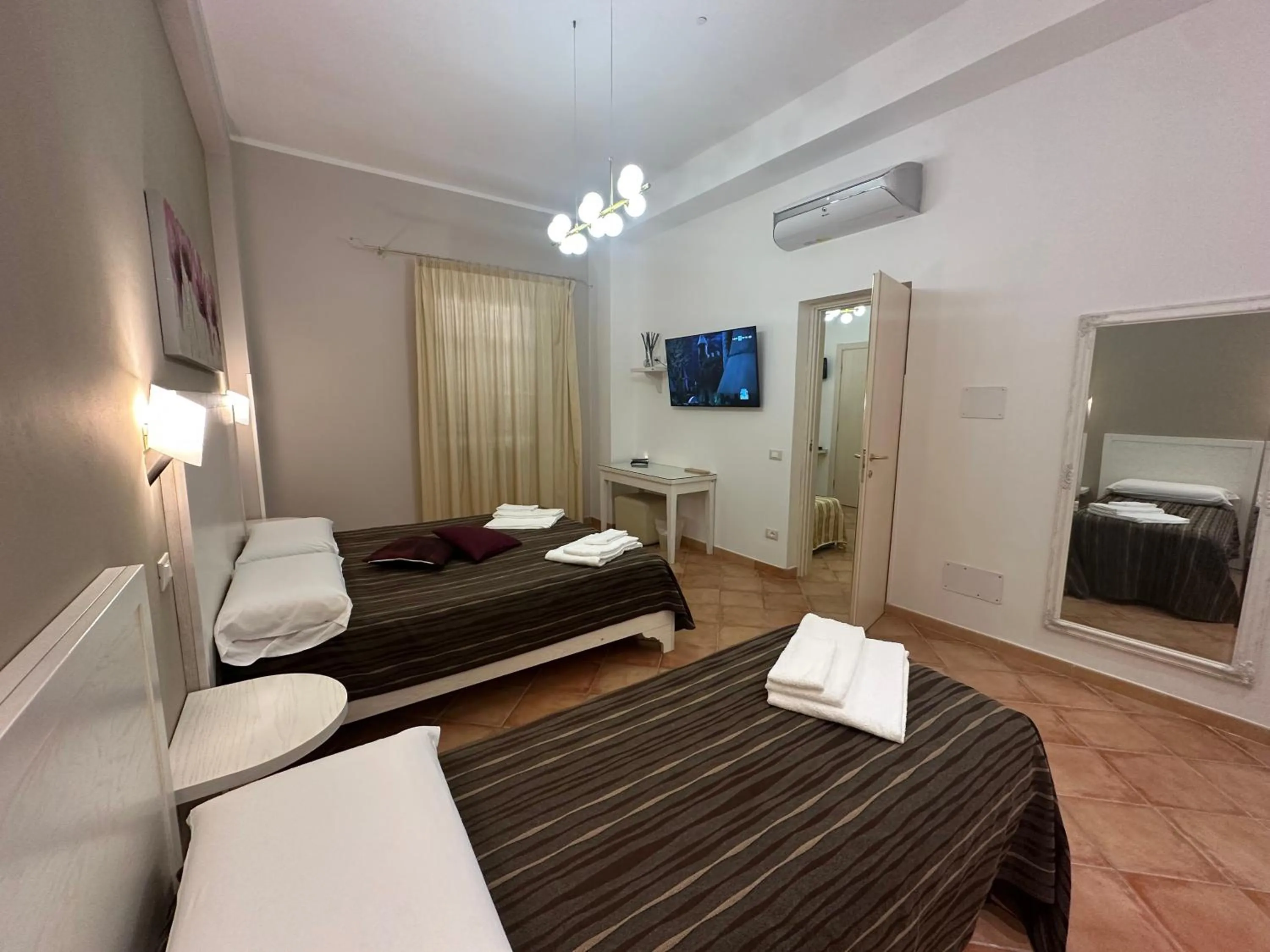 View (from property/room), Bed in Badia Rooms & Breakfast