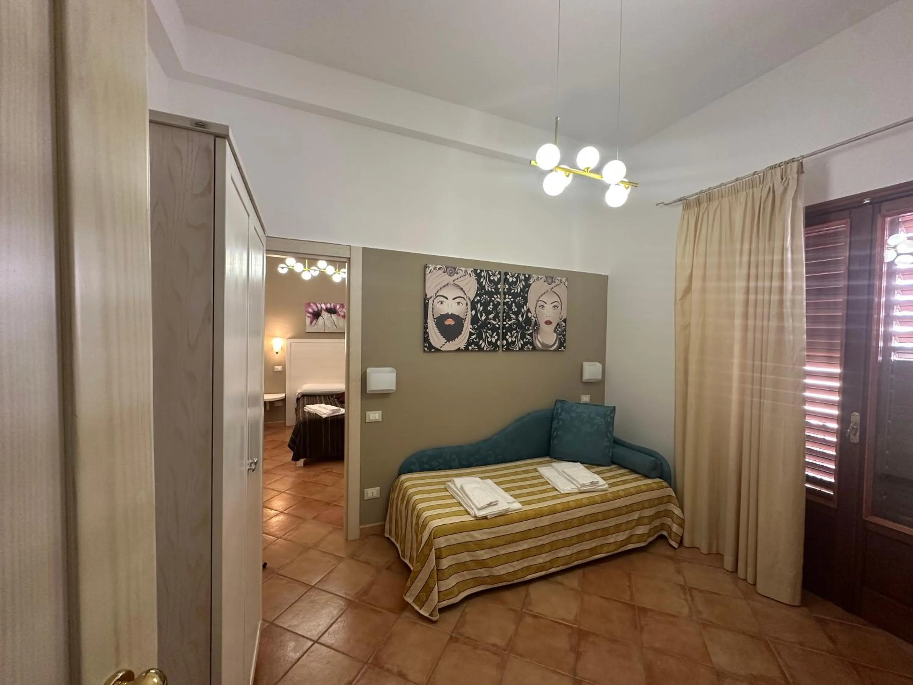 View (from property/room), Bed in Badia Rooms & Breakfast