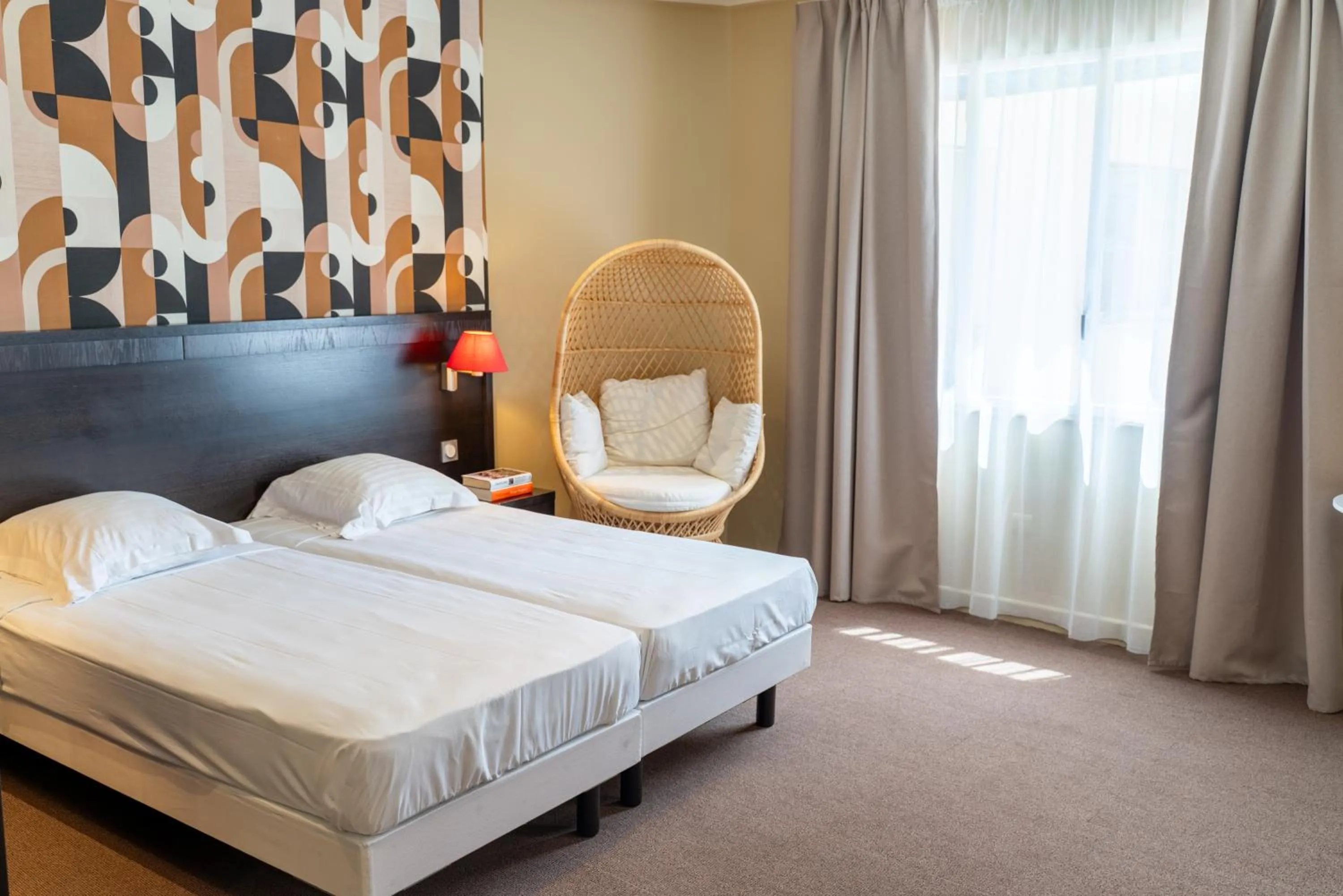 Bed in Hôtel Comté de Nice