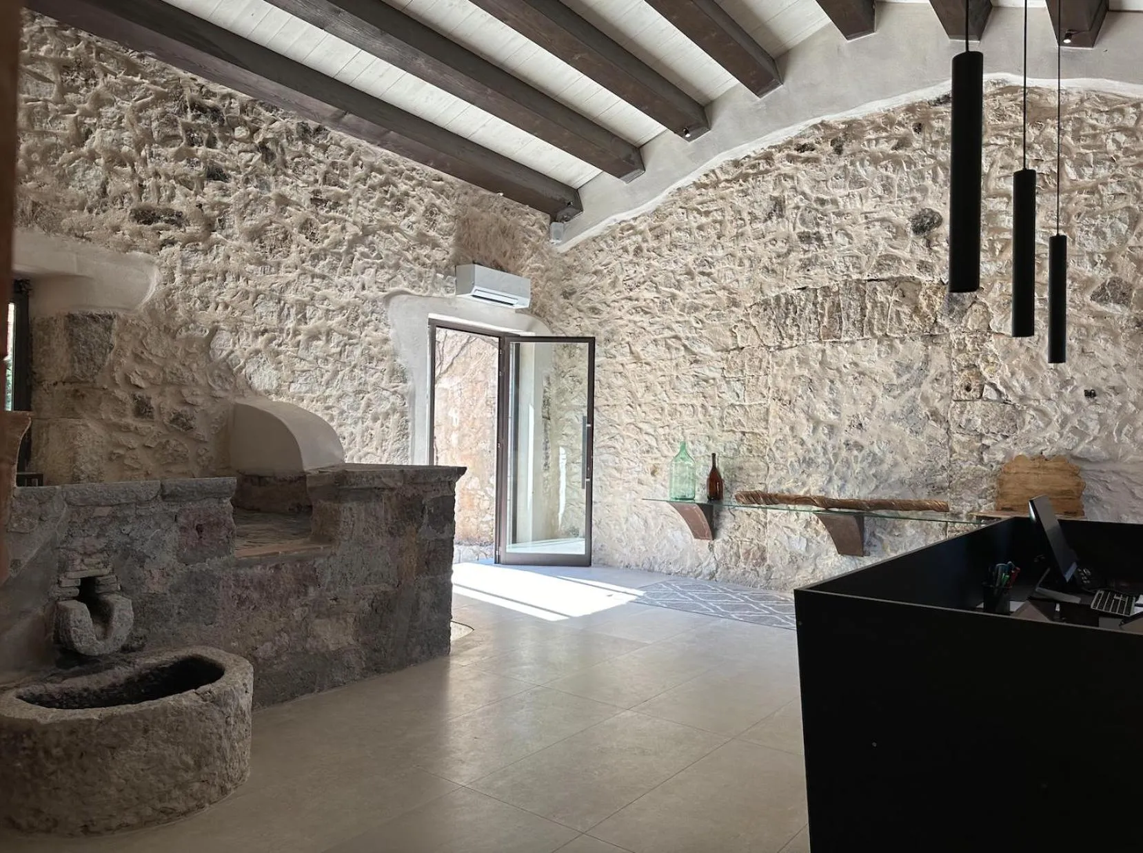 Lobby or reception in Baglio La Porta by Geocharme