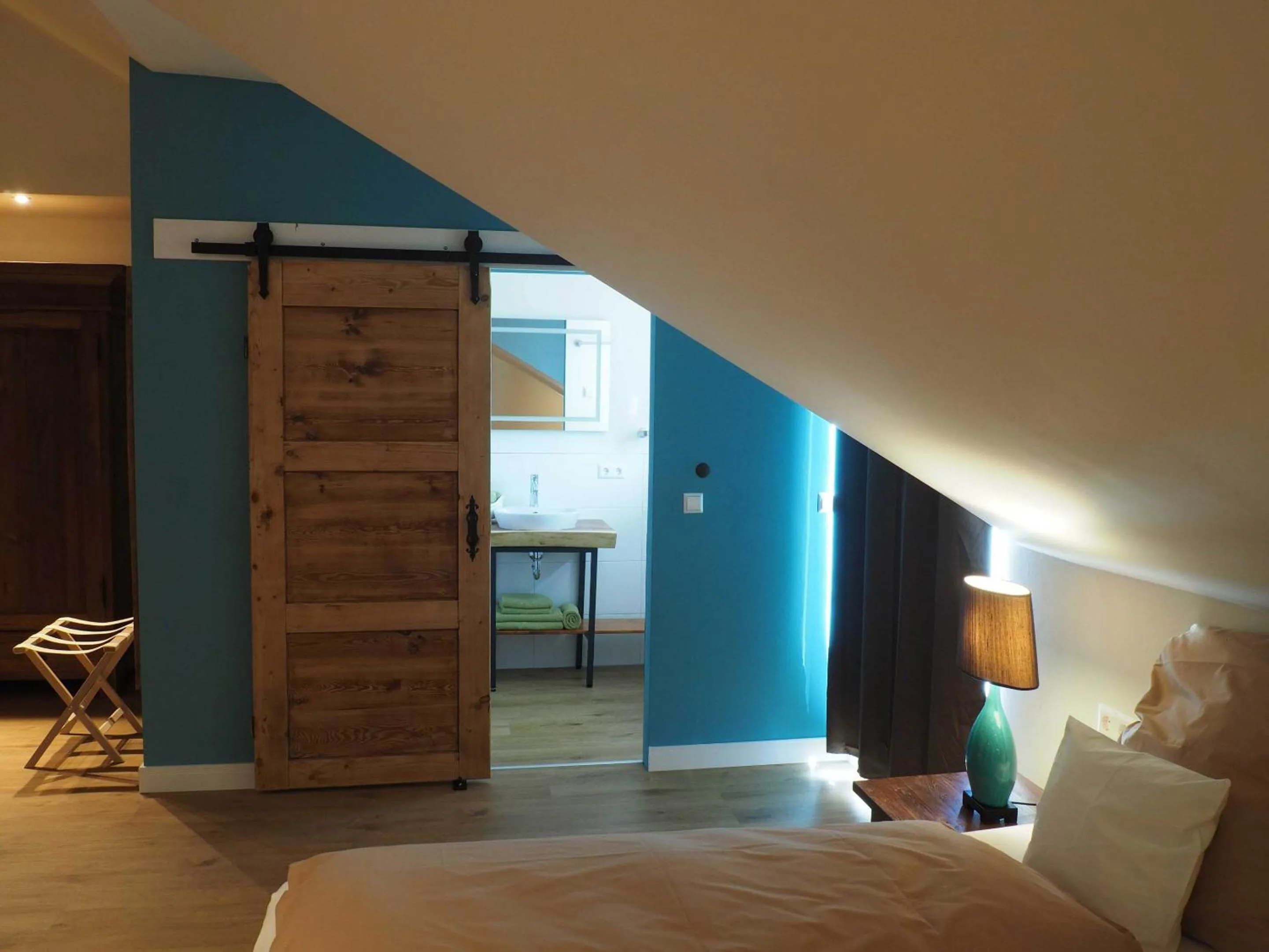 Bedroom, Bed in Lauras Weinherberge