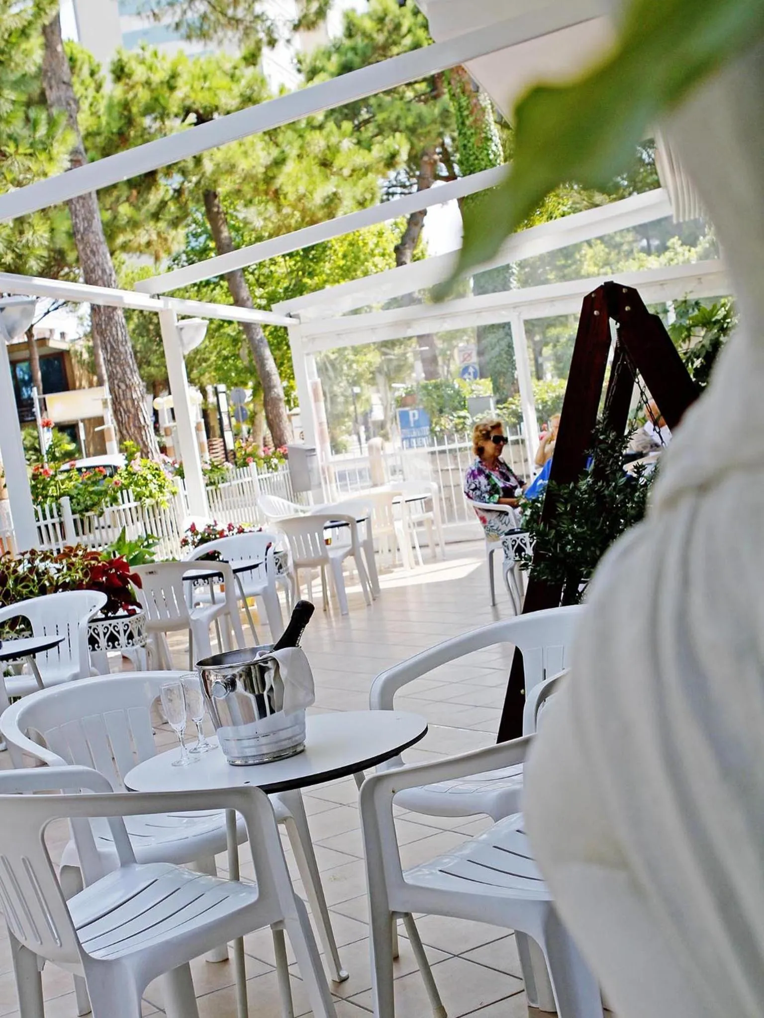 Garden in Hotel Meris