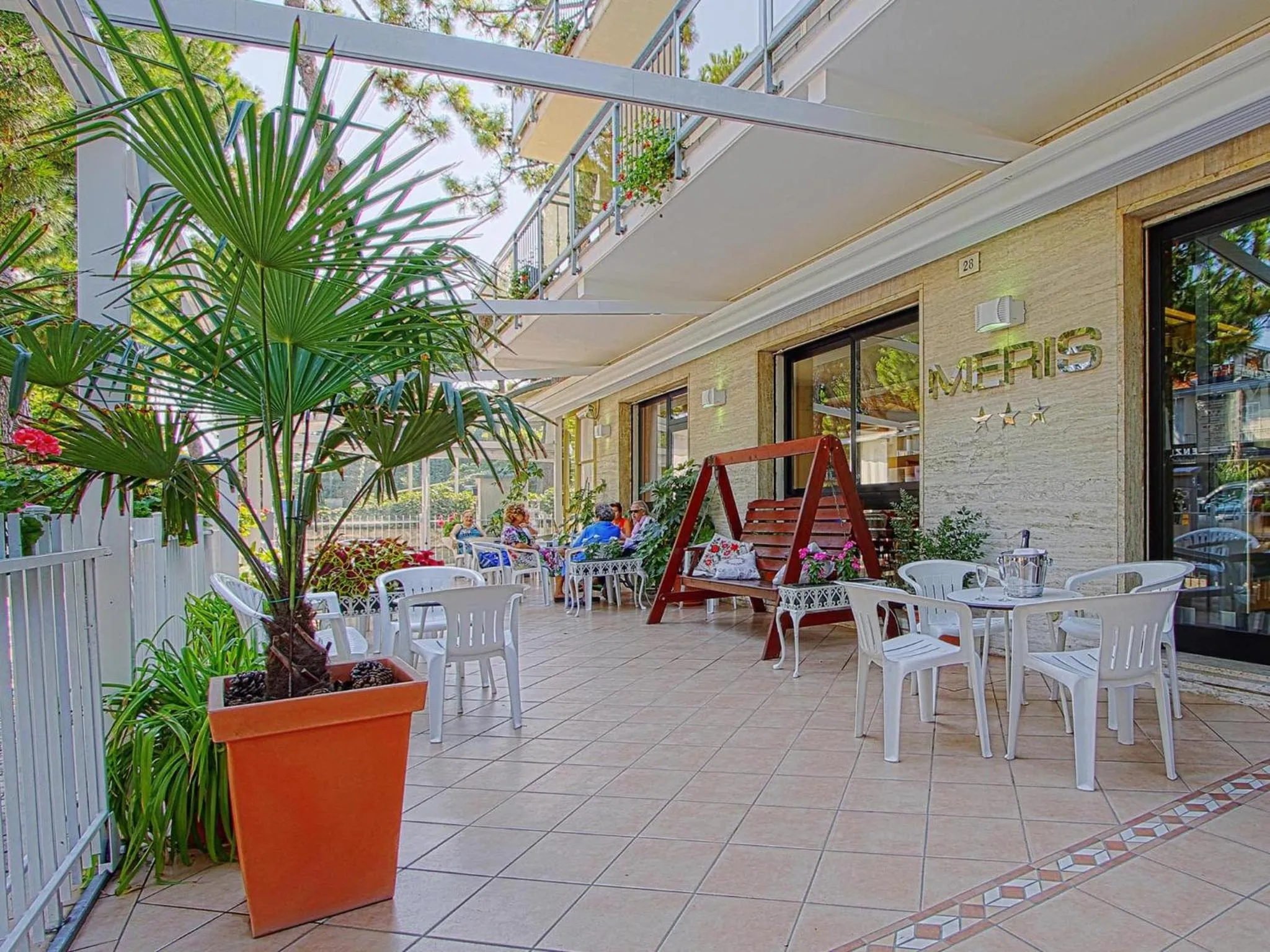 Garden in Hotel Meris