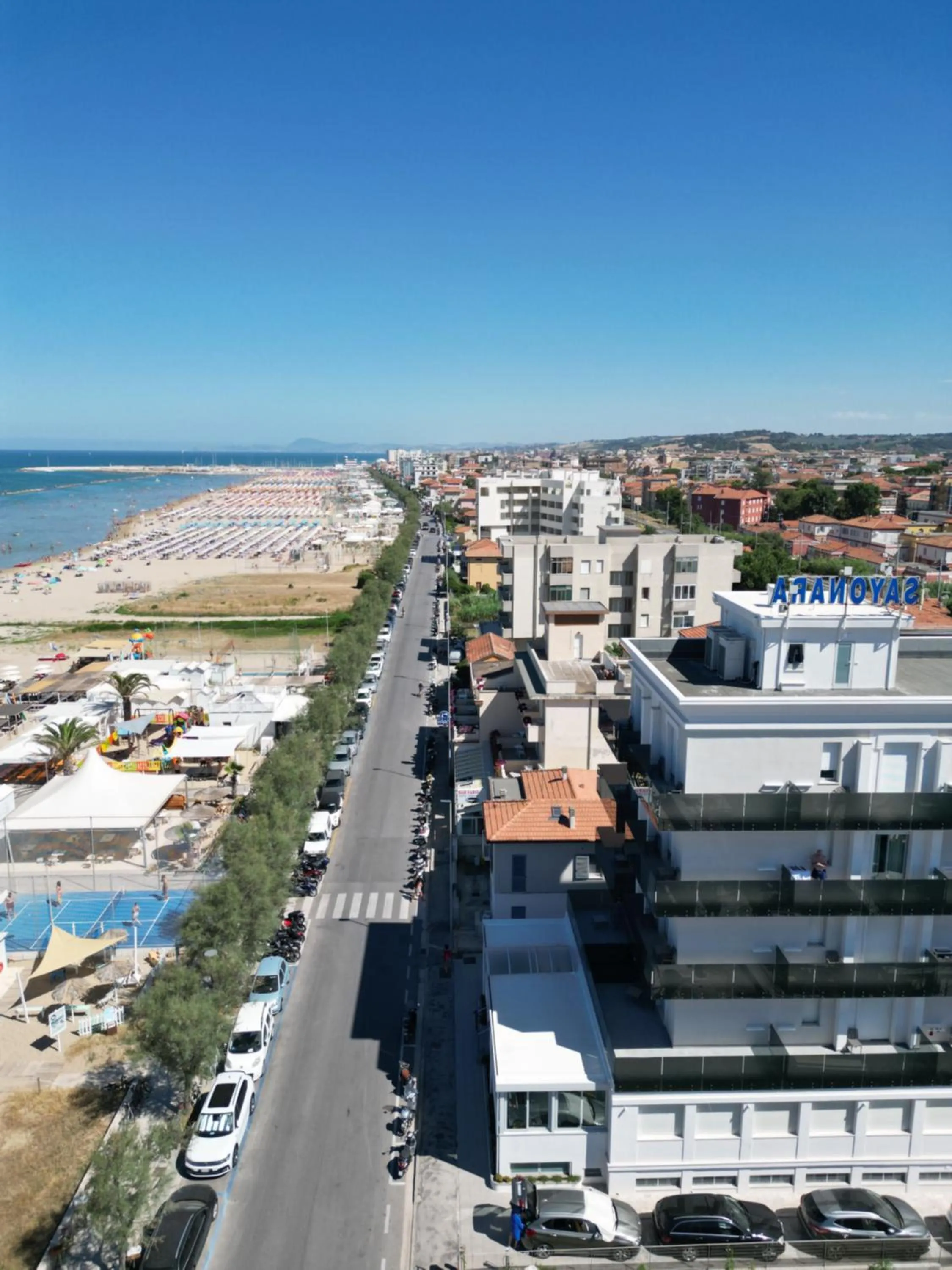 Bird's eye view in Hotel Sayonara