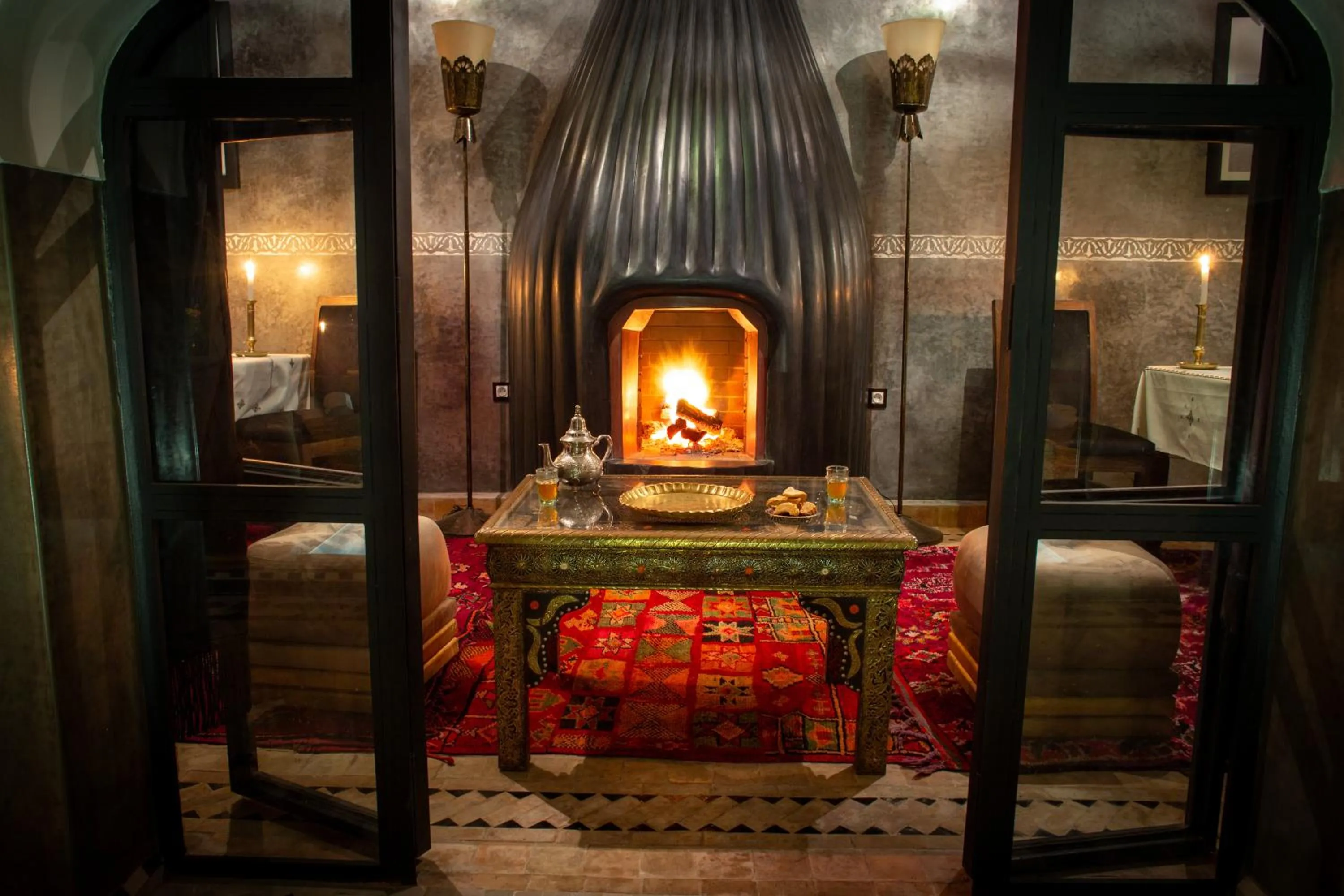 Lobby or reception in Riad Touda