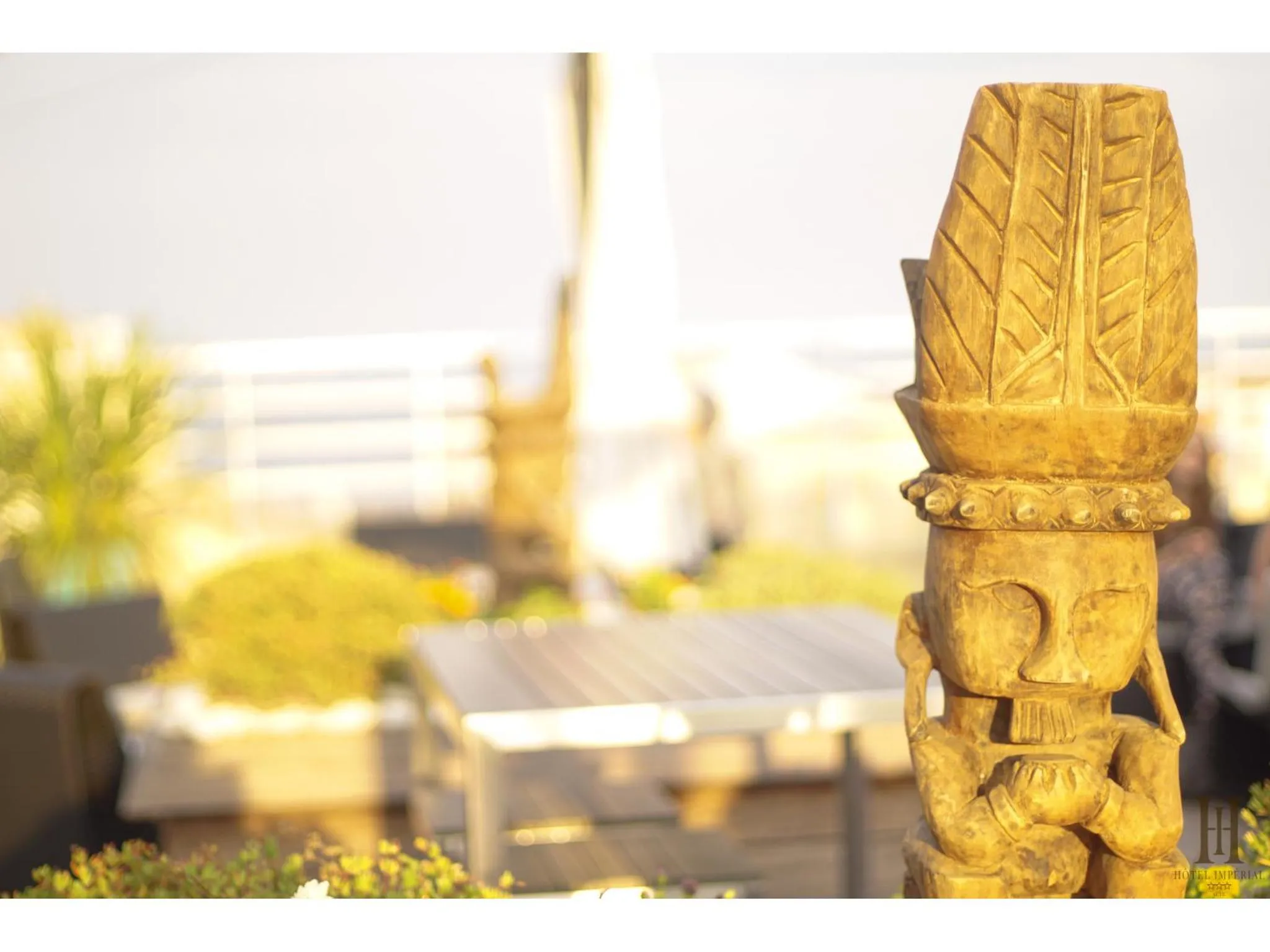 Decorative detail in Cit'Hotel Imperial