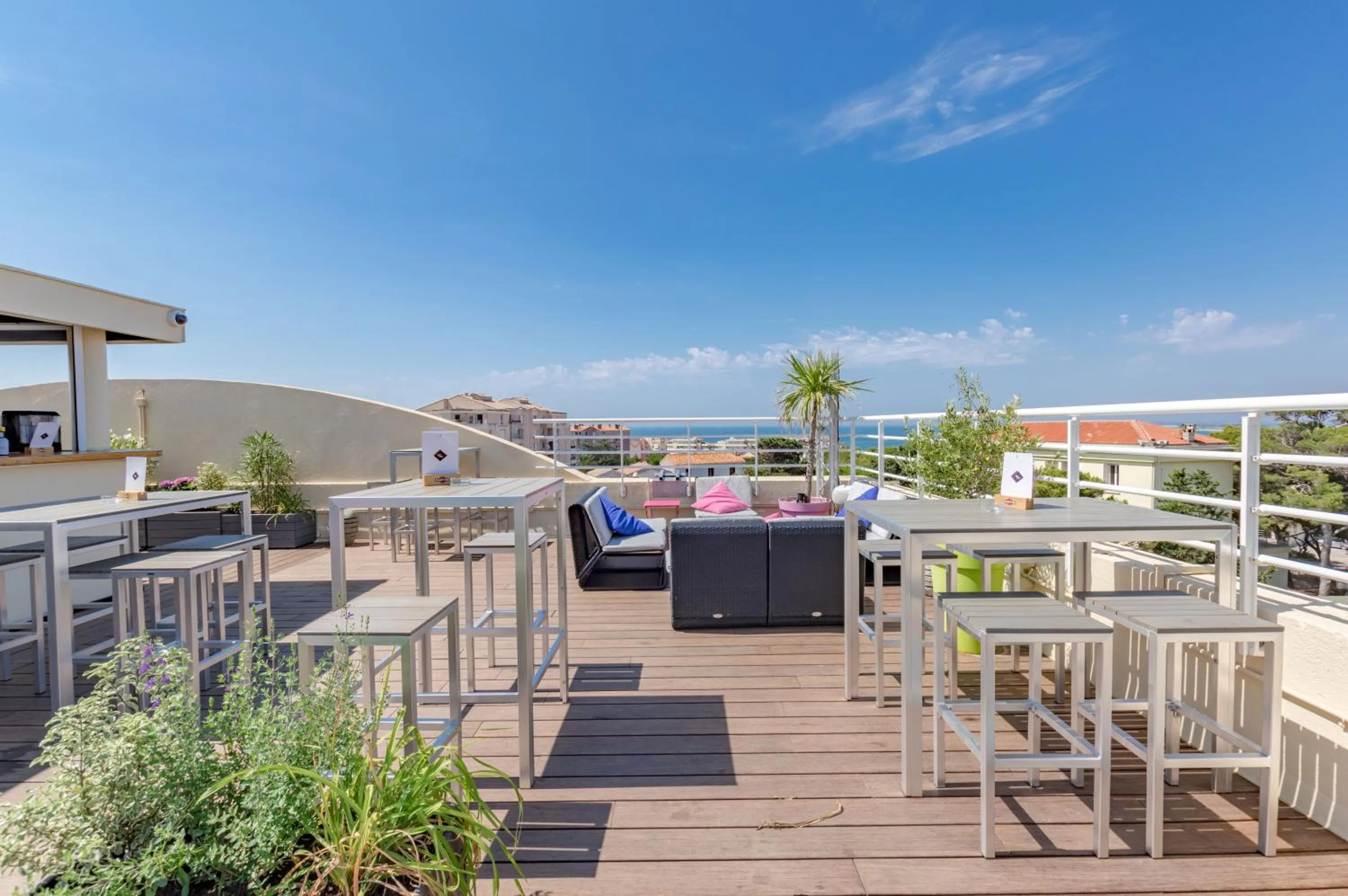 Patio in Cit'Hotel Imperial