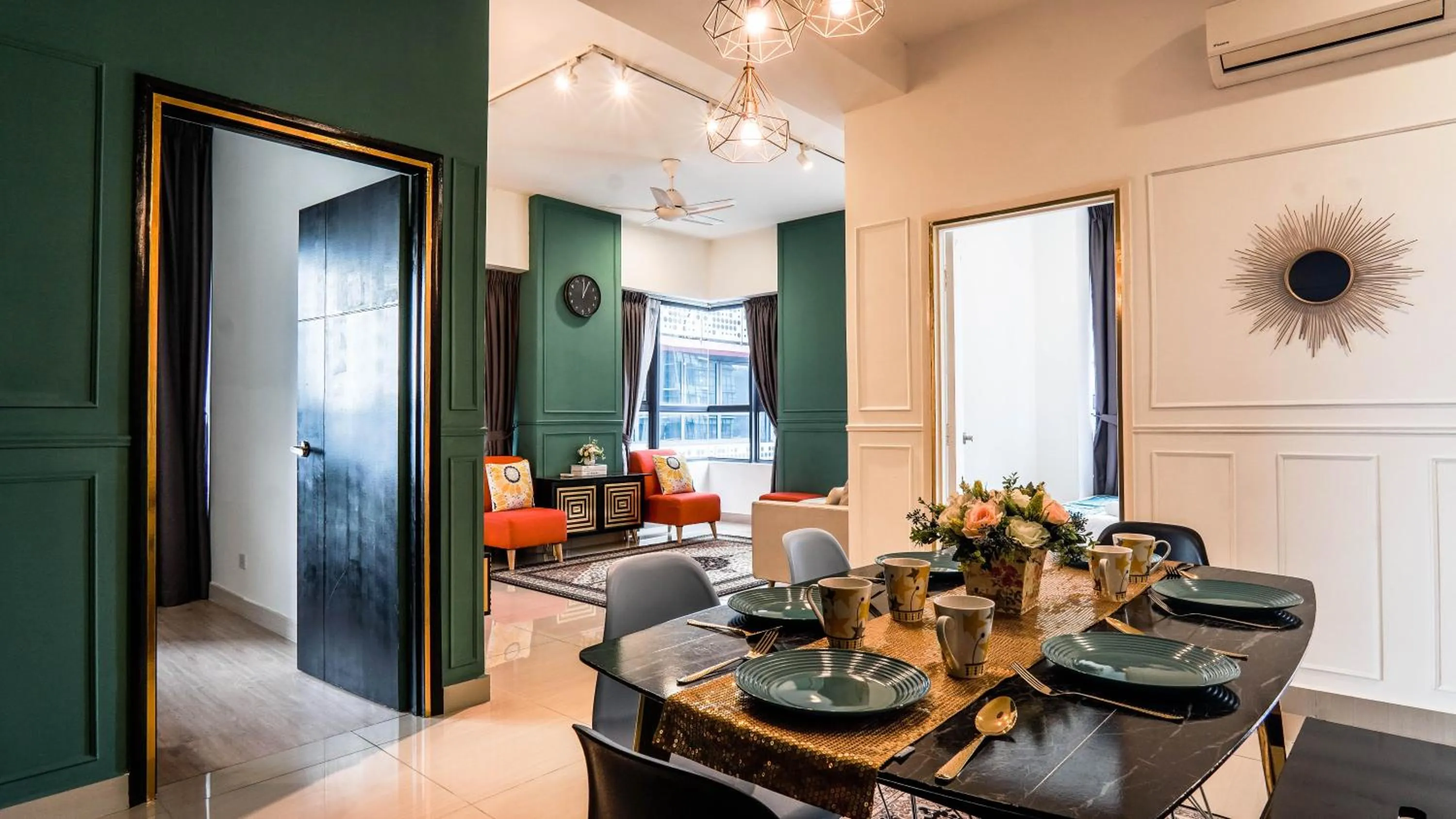 Living room in Arte Plus Jalan Ampang by Airhost