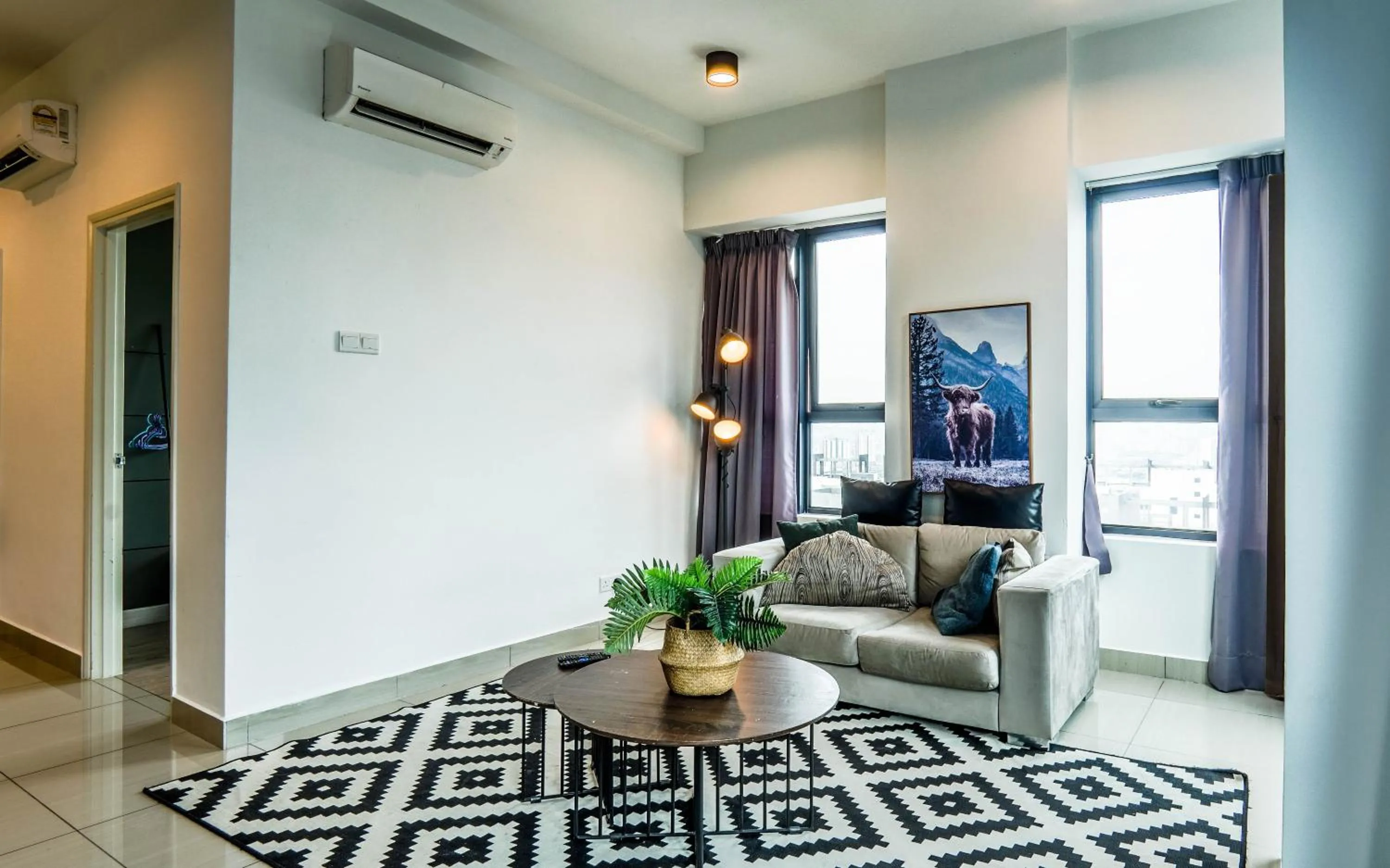 Living room in Arte Plus Jalan Ampang by Airhost