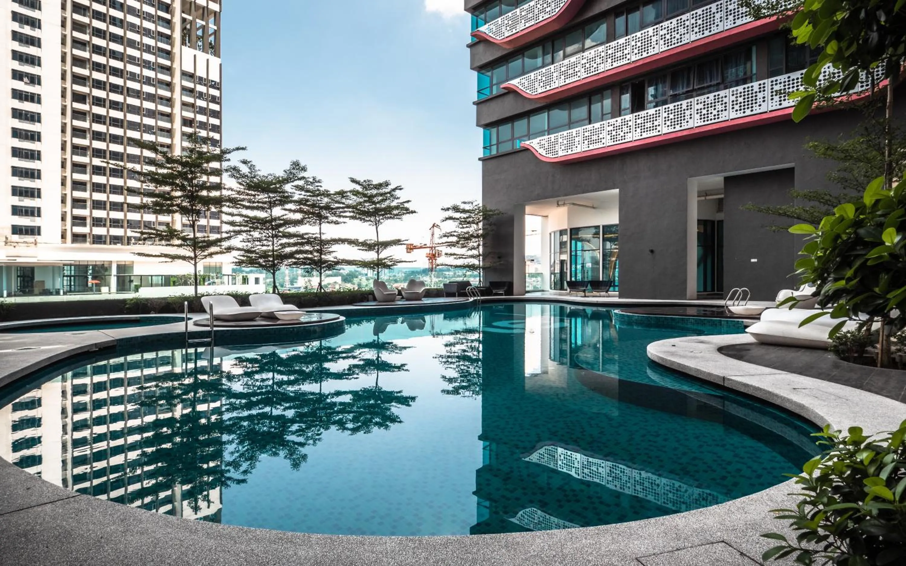 Swimming pool in Arte Plus Jalan Ampang by Airhost