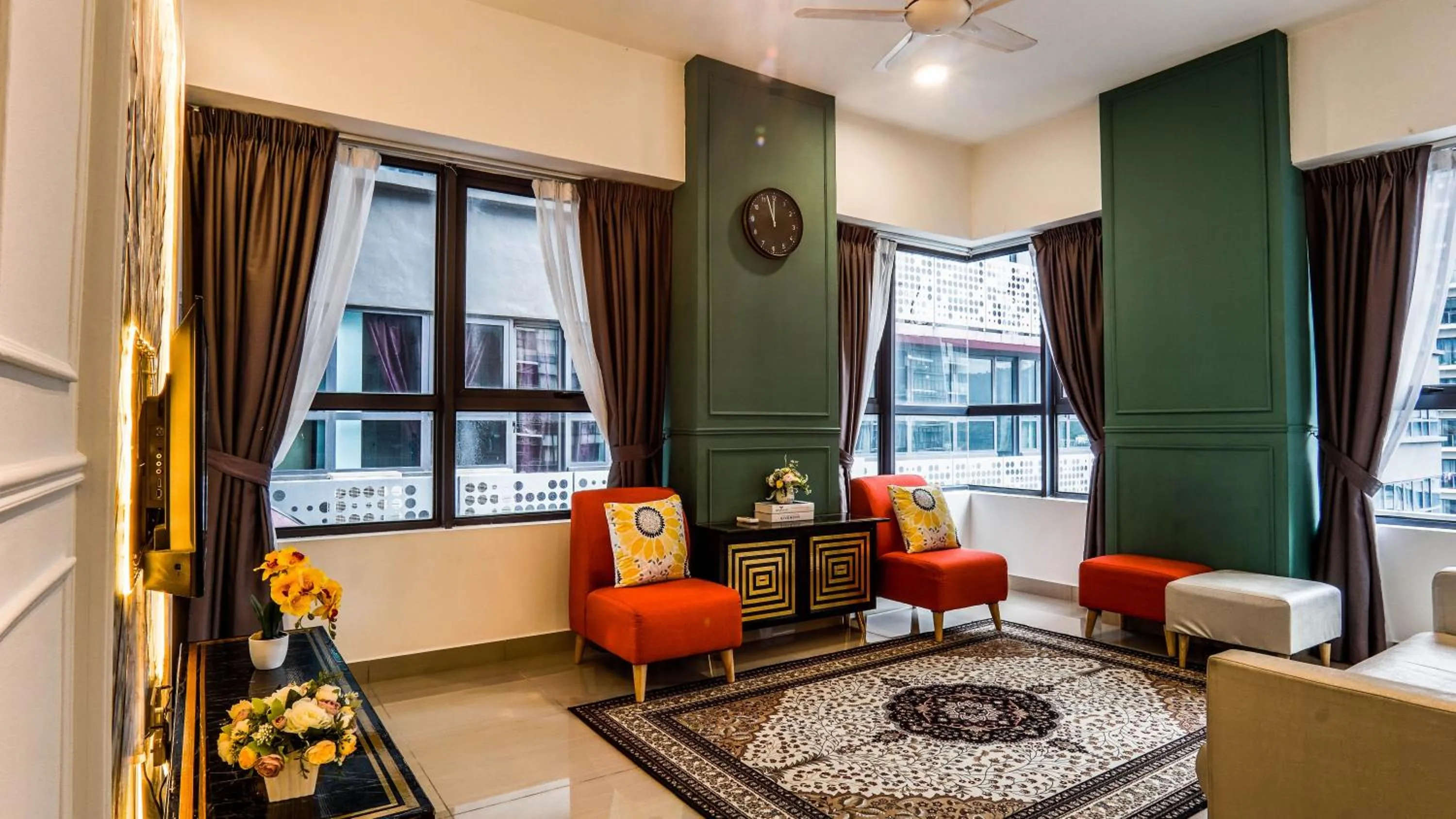 Living room in Arte Plus Jalan Ampang by Airhost