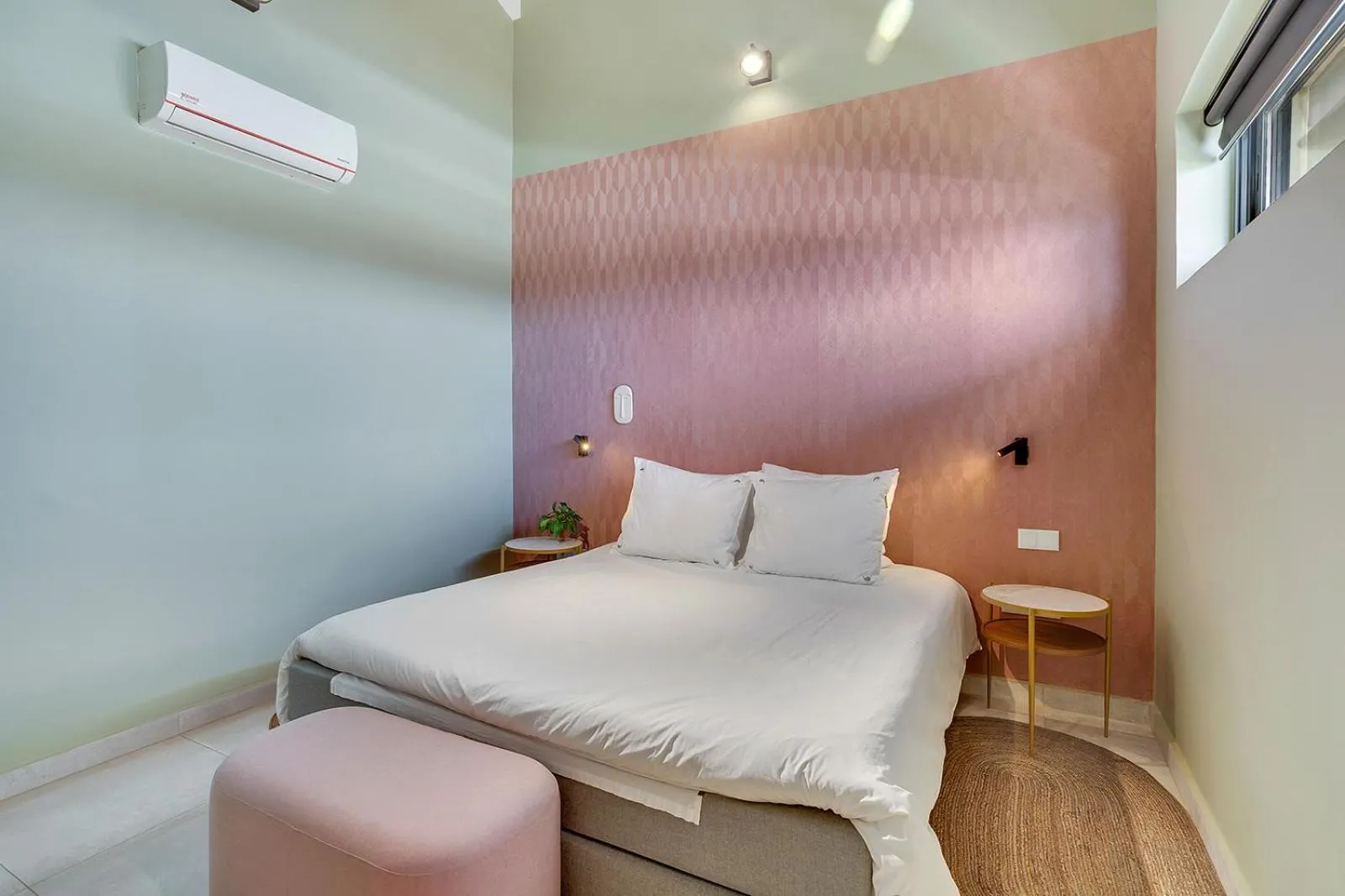 Bed in SENSES Boutique Hotel & Apartments