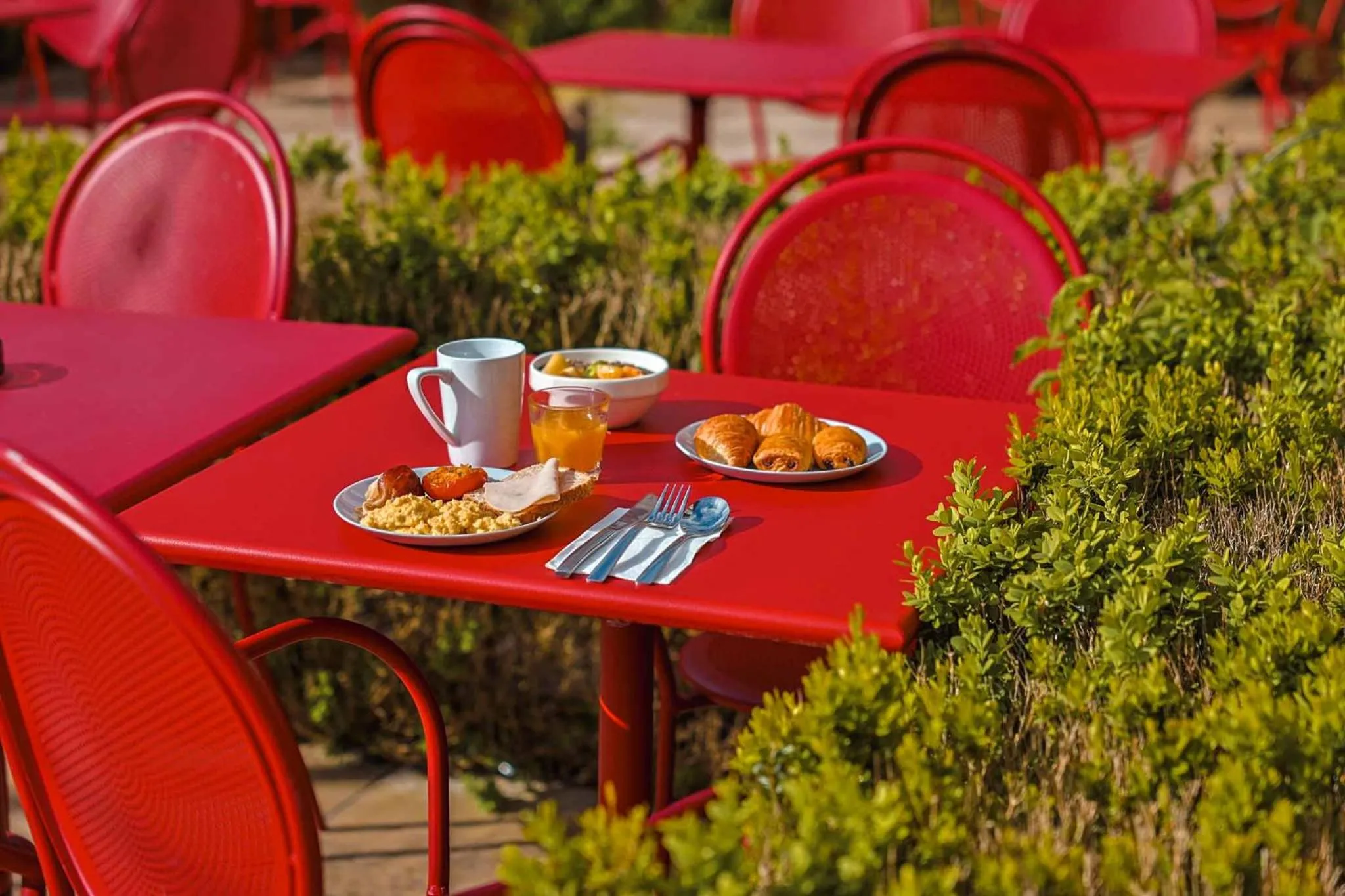 Continental breakfast in Grand Magic Hotel Marne La Vallée