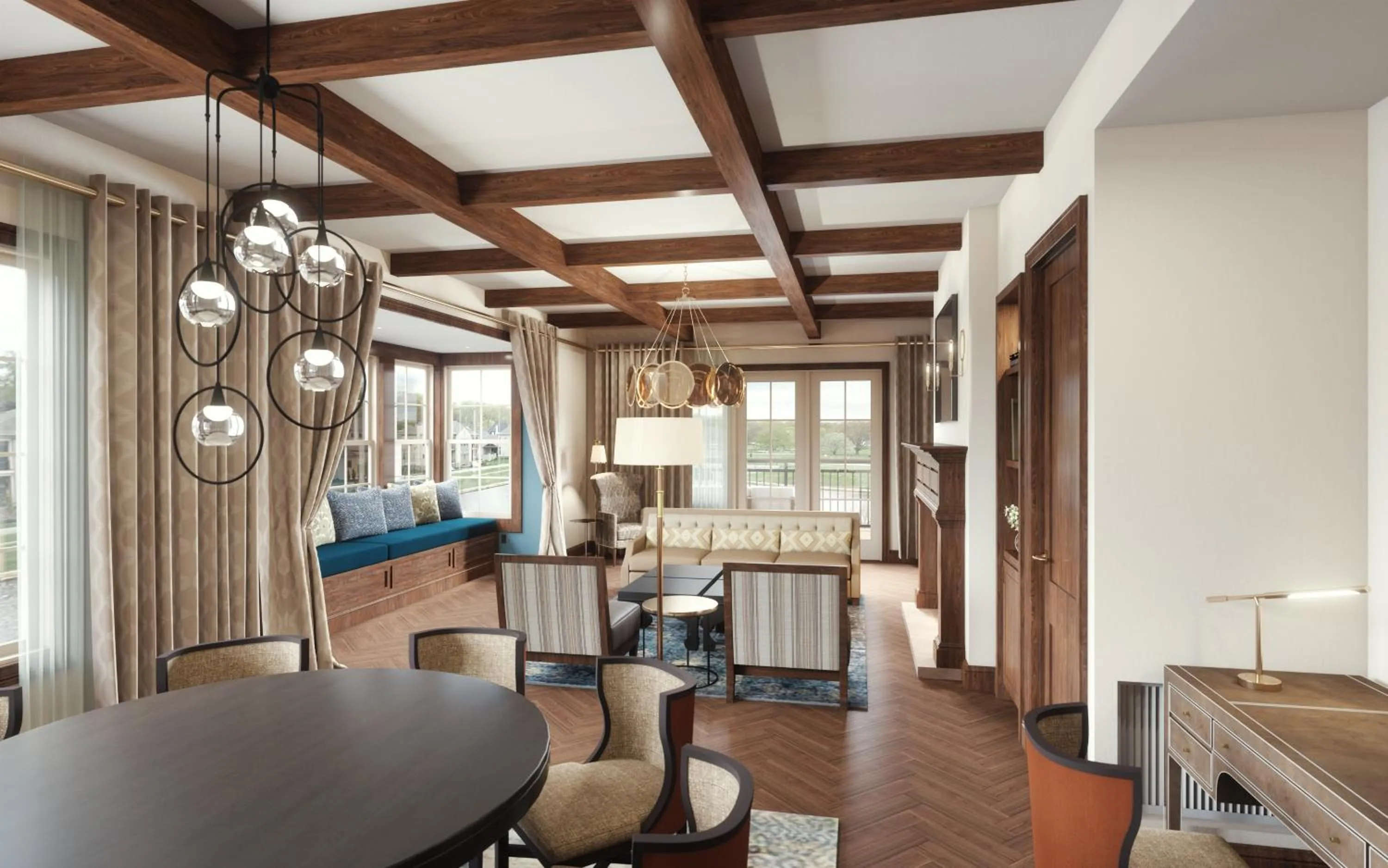 Living room in The Inn at Meadowbrook