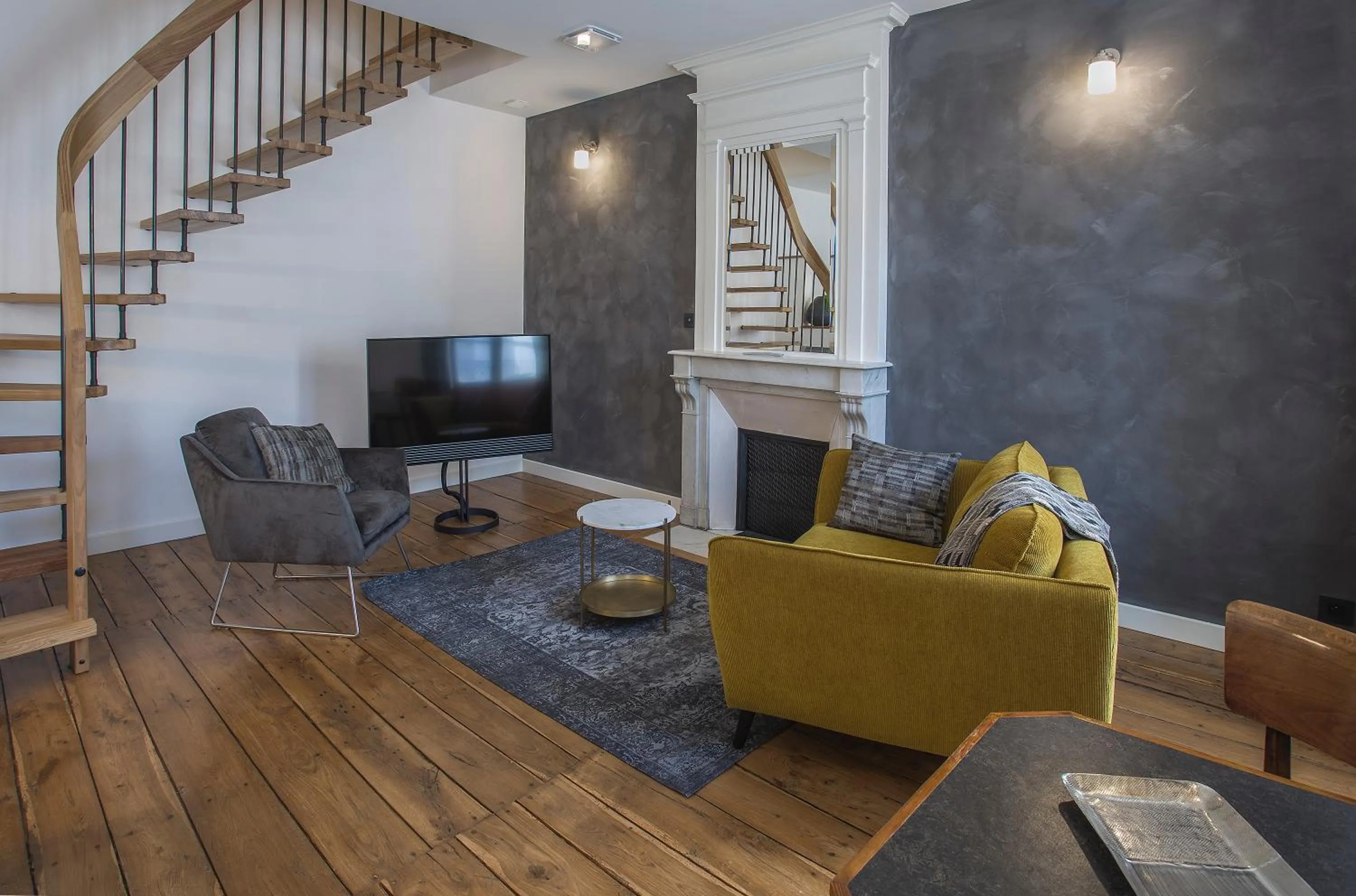 Living room in Appart Hôtel - VILLA CÔTÉ PLATEAU - Hyper Centre Ville - 3 Étoiles Certifiées-