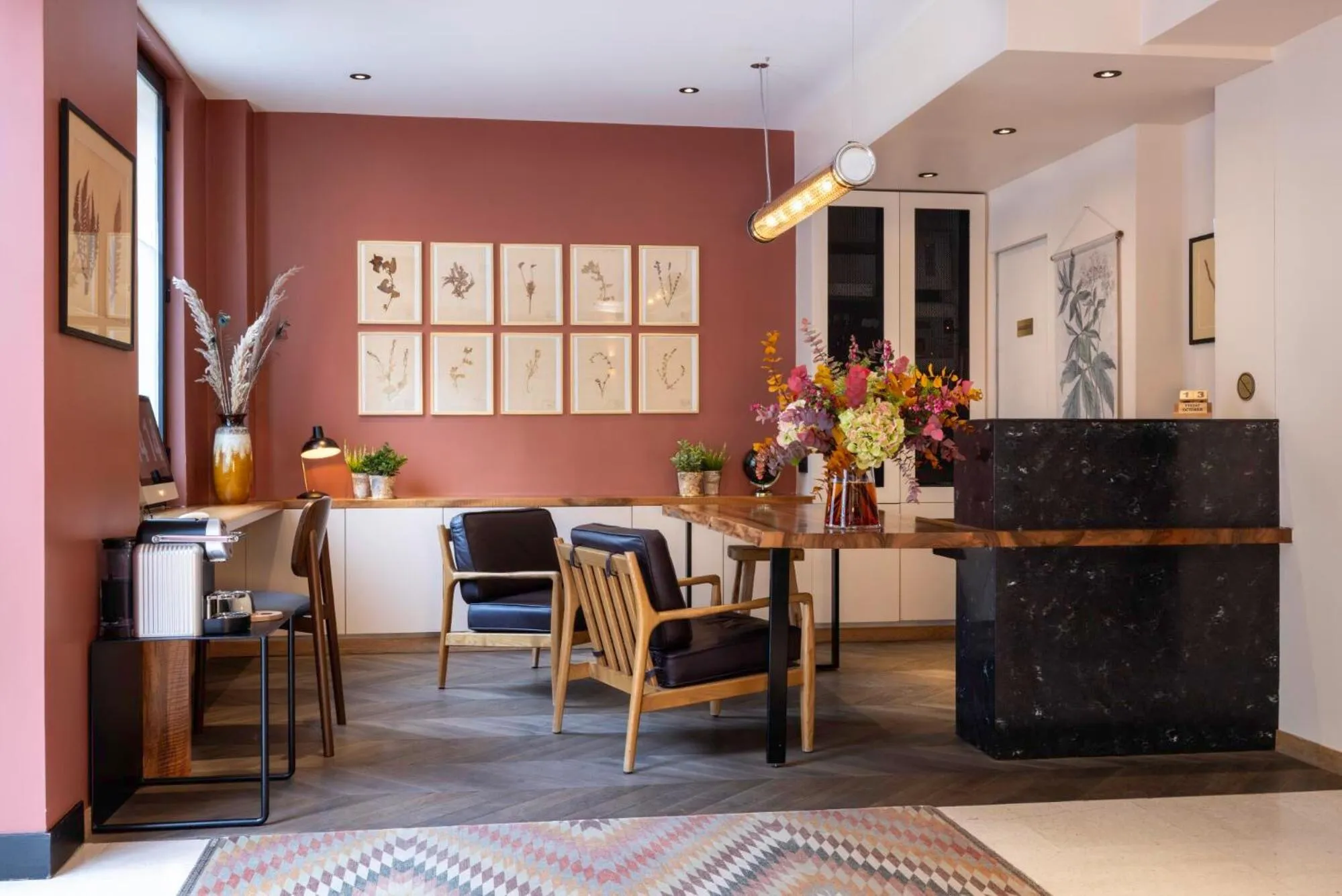 Lobby or reception in Hôtel Maxim Quartier Latin