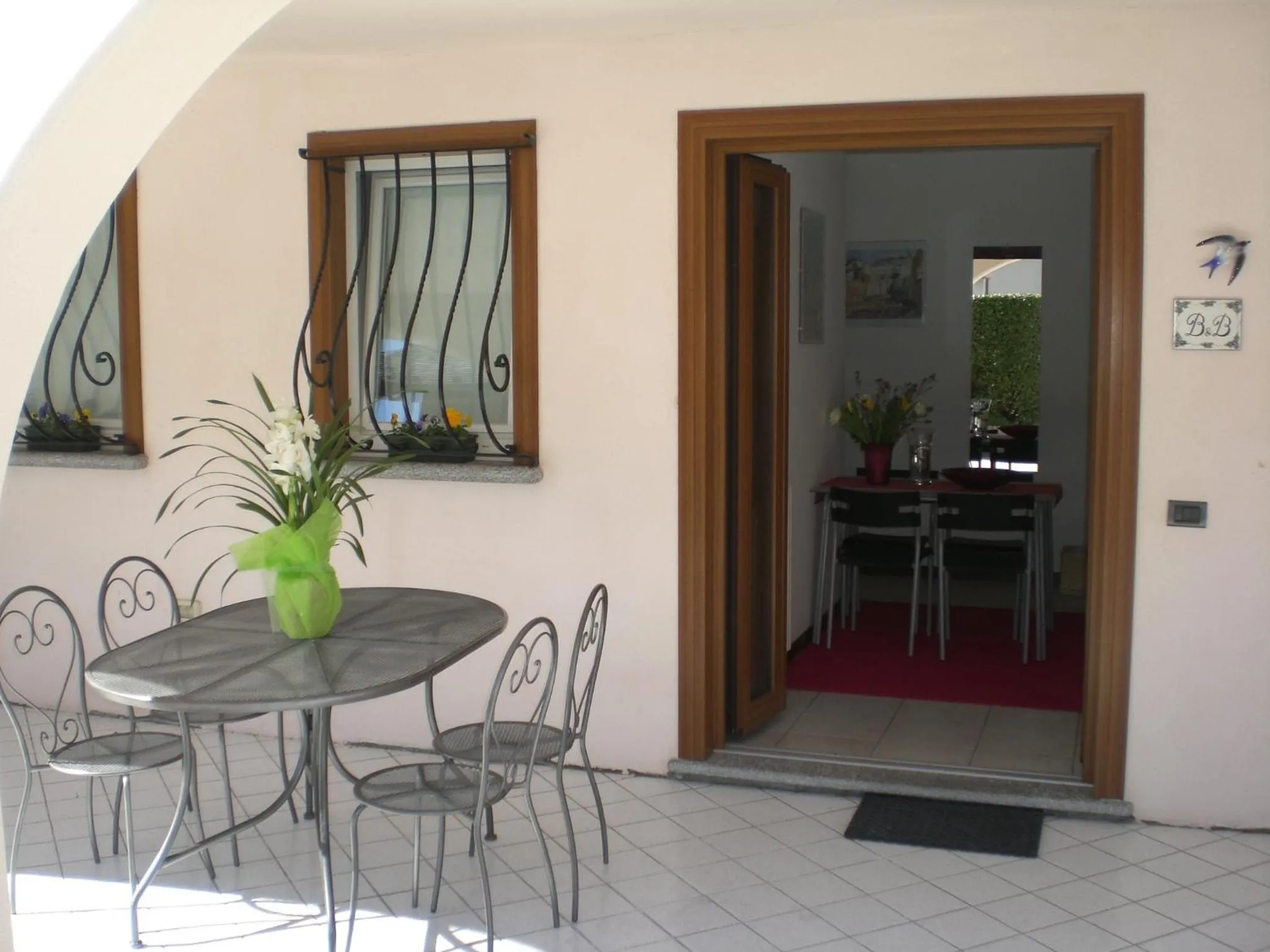 Patio in B&B CAV Rondinella