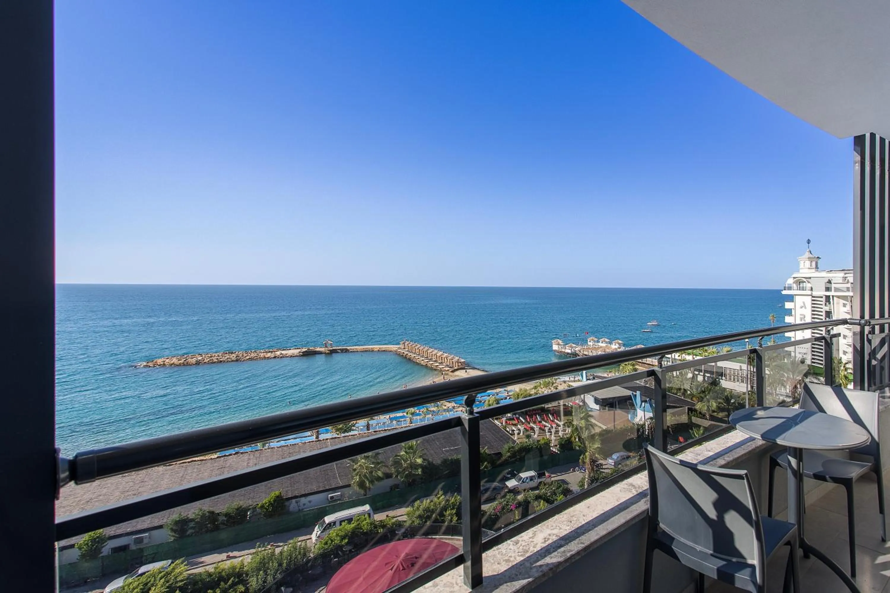 Balcony/Terrace in Noxinn Deluxe Hotel - Ultra All Inclusive