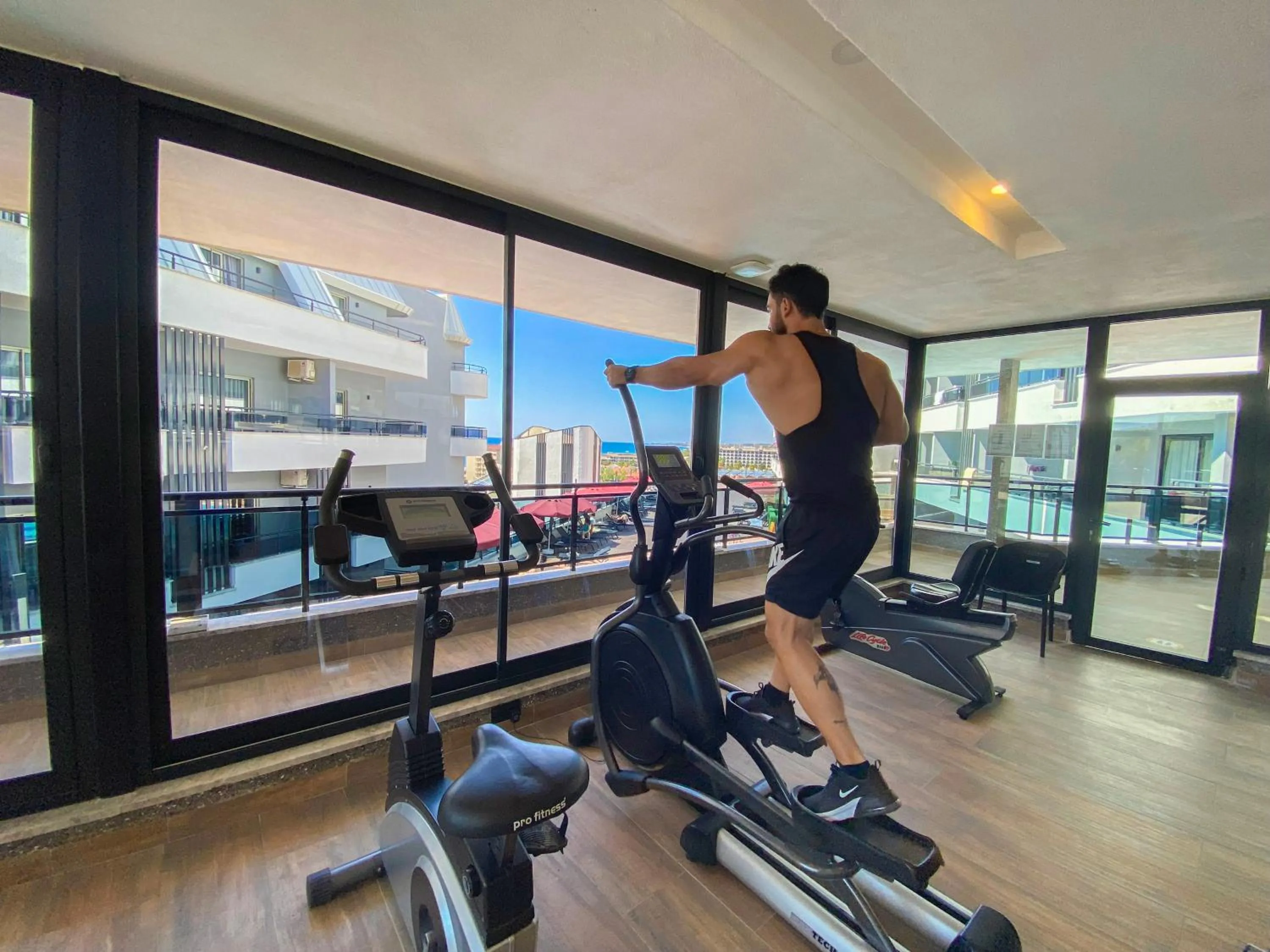 Fitness centre/facilities in Noxinn Deluxe Hotel - Ultra All Inclusive