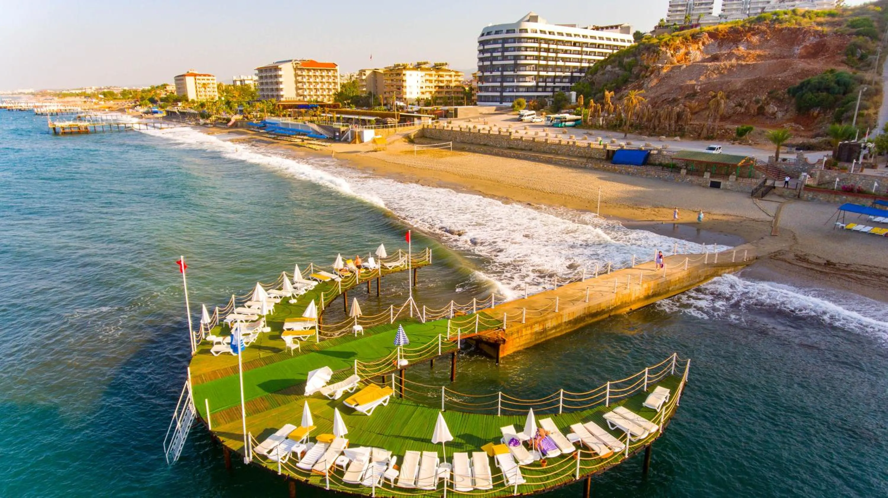 Beach in Noxinn Deluxe Hotel - Ultra All Inclusive