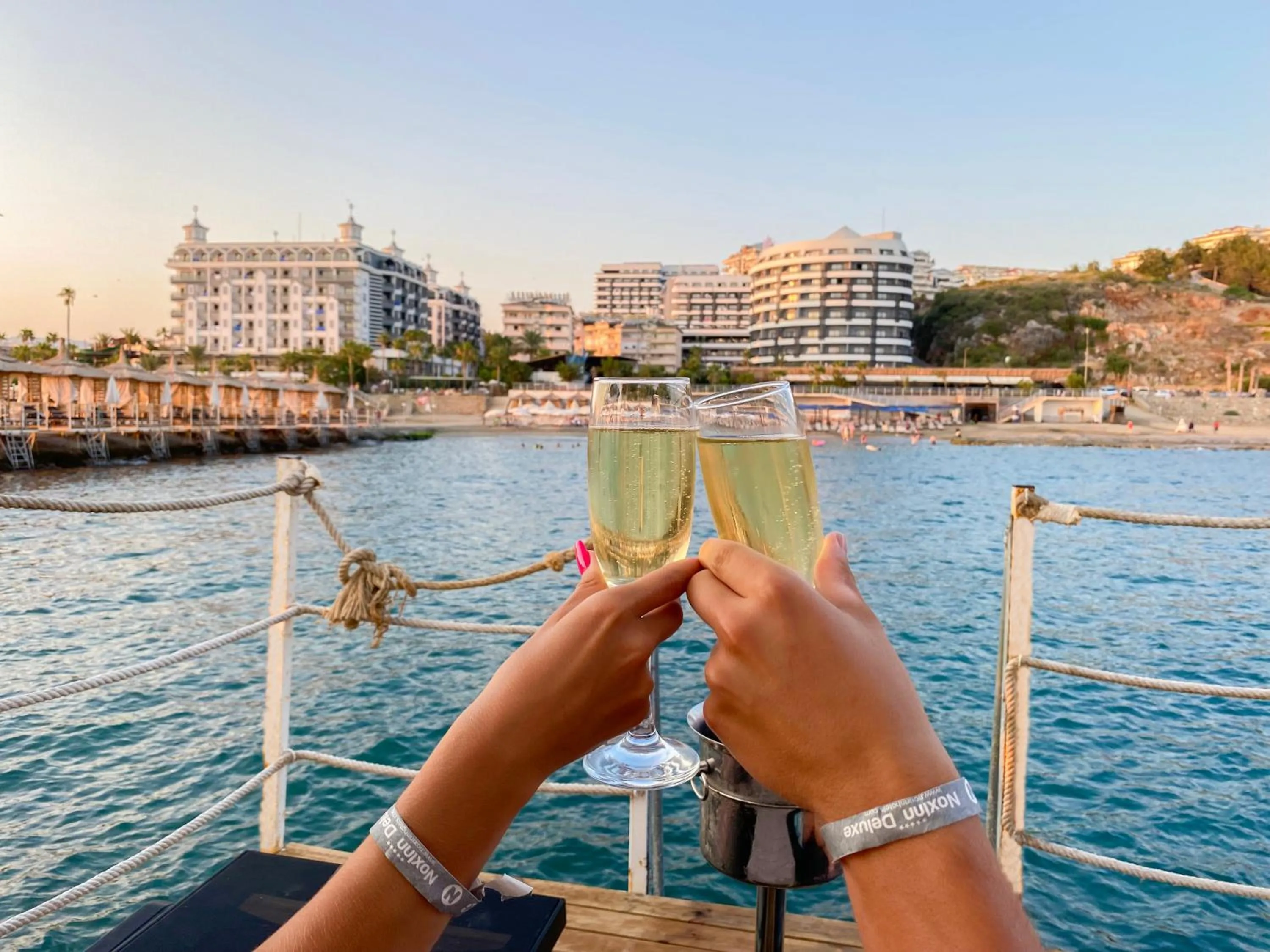 Beach in Noxinn Deluxe Hotel - Ultra All Inclusive