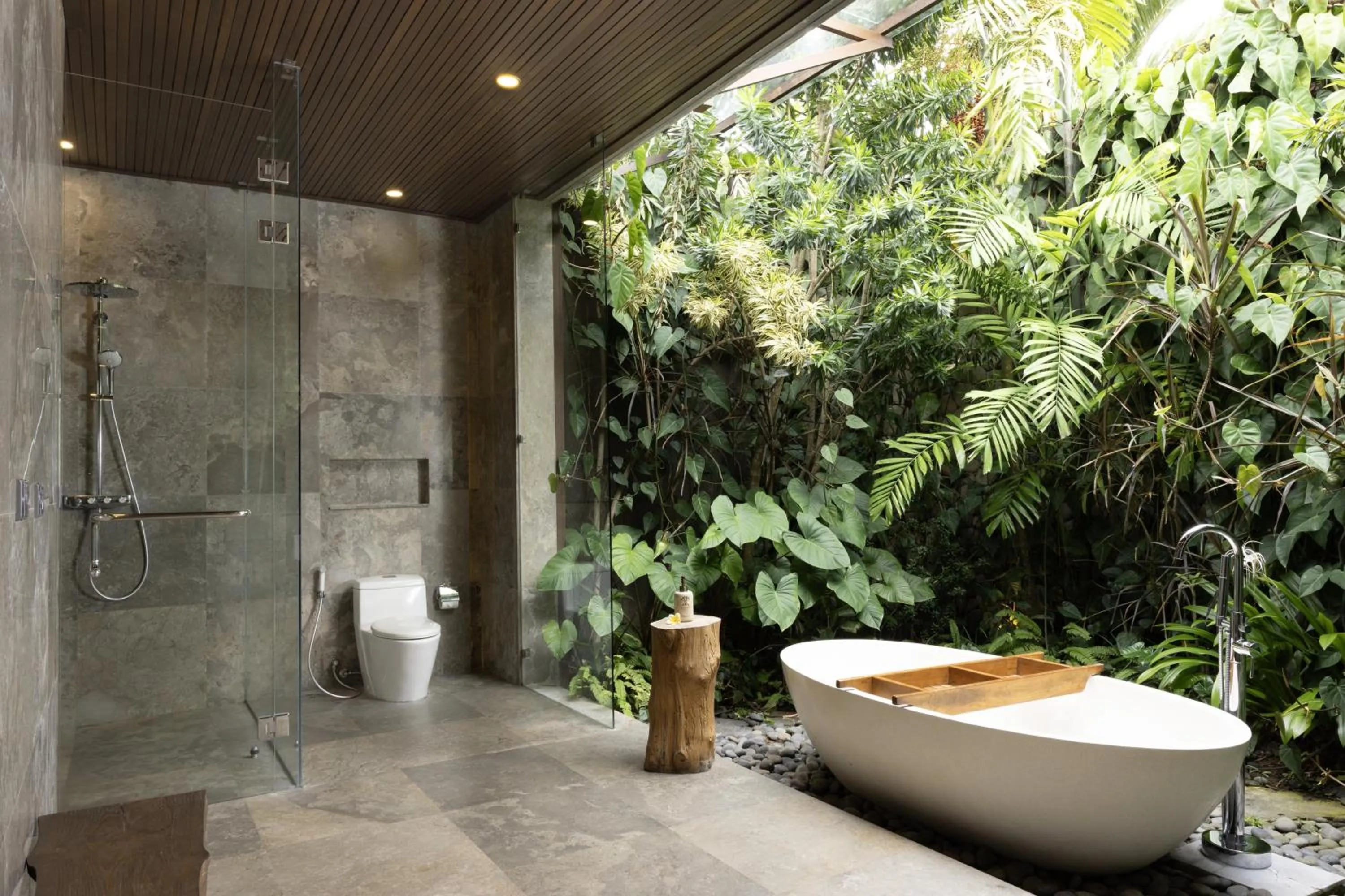 Shower in Adiwana Unagi Suites