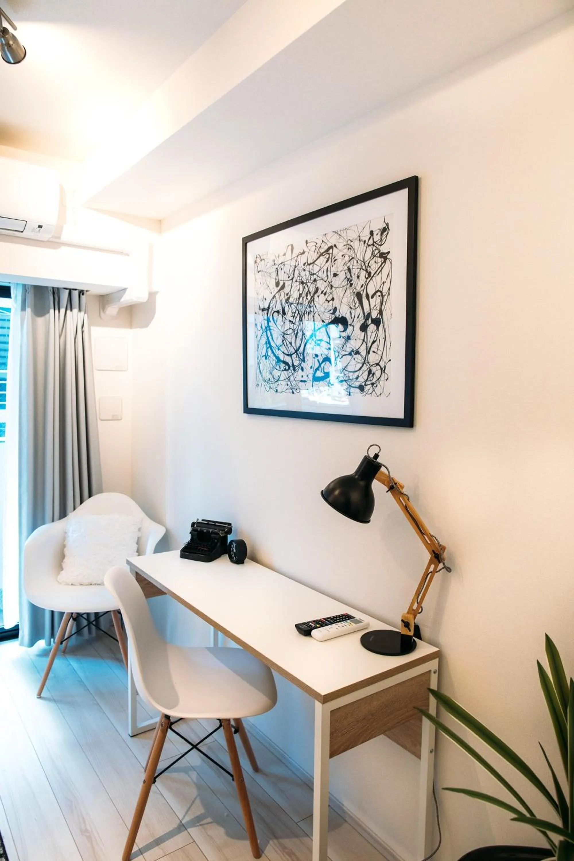 Seating area, Bed in Dash Living Nihonbashi