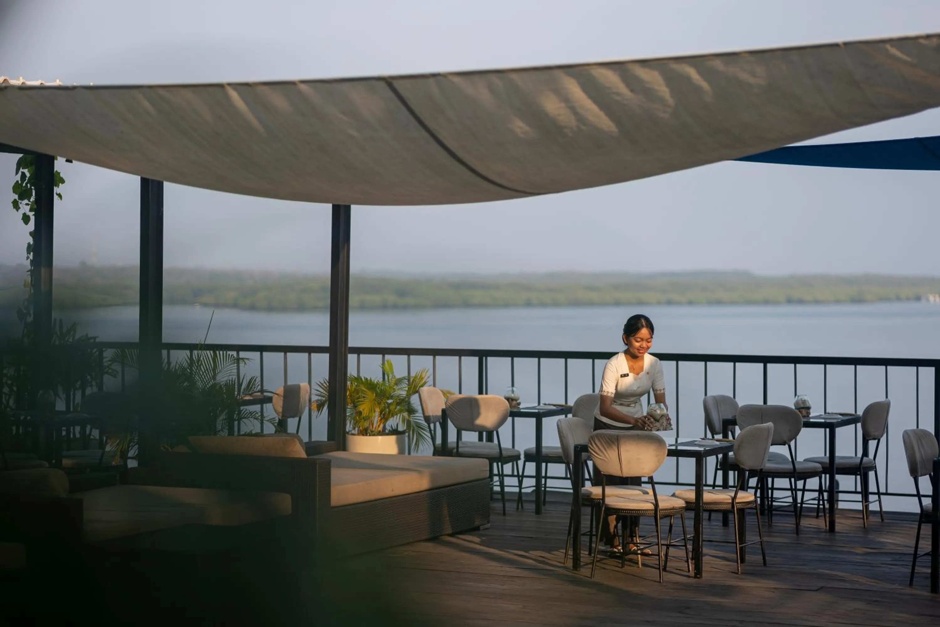 Patio in Adiwana Warnakali Resort