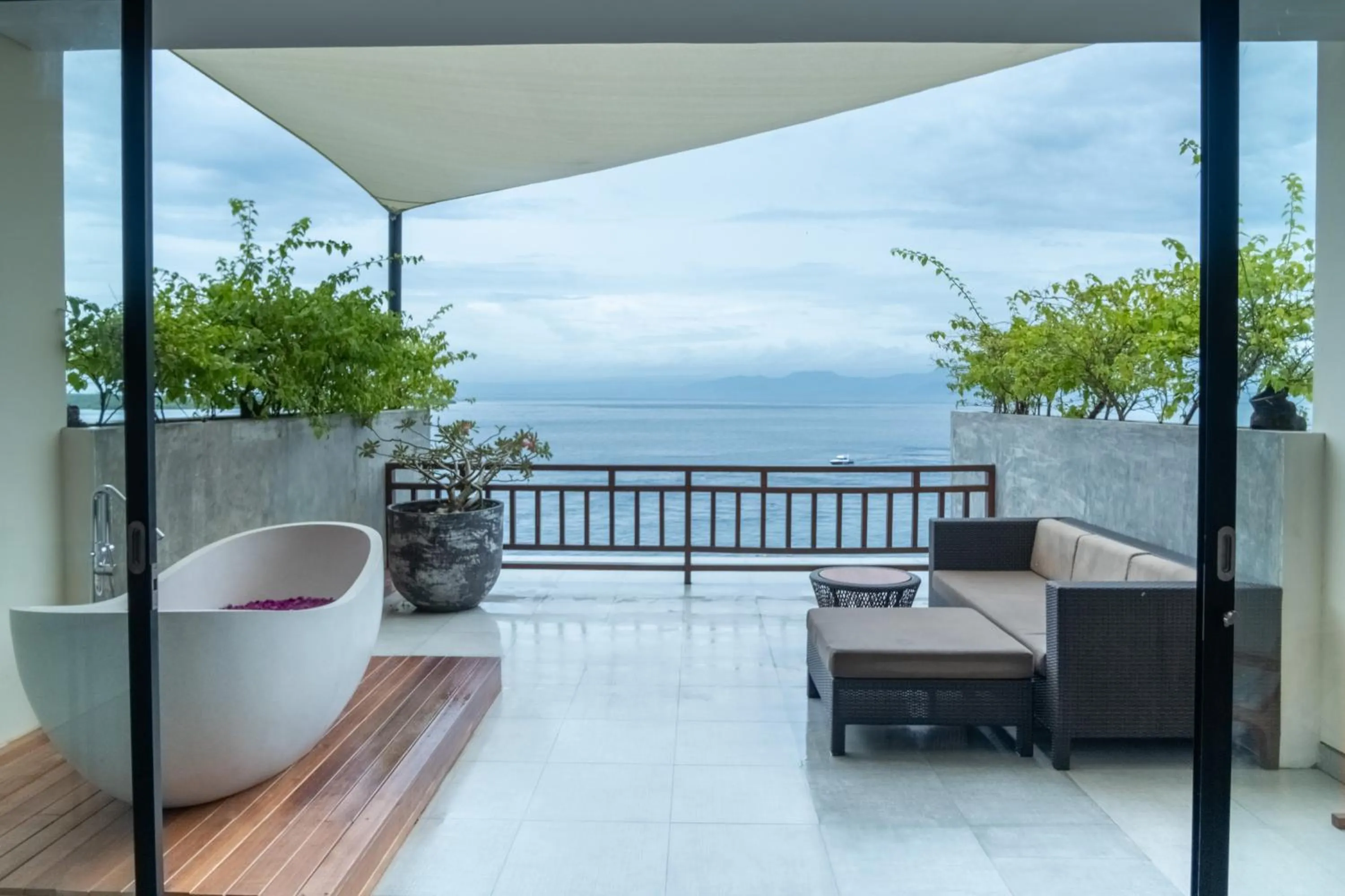 Patio in Adiwana Warnakali Resort