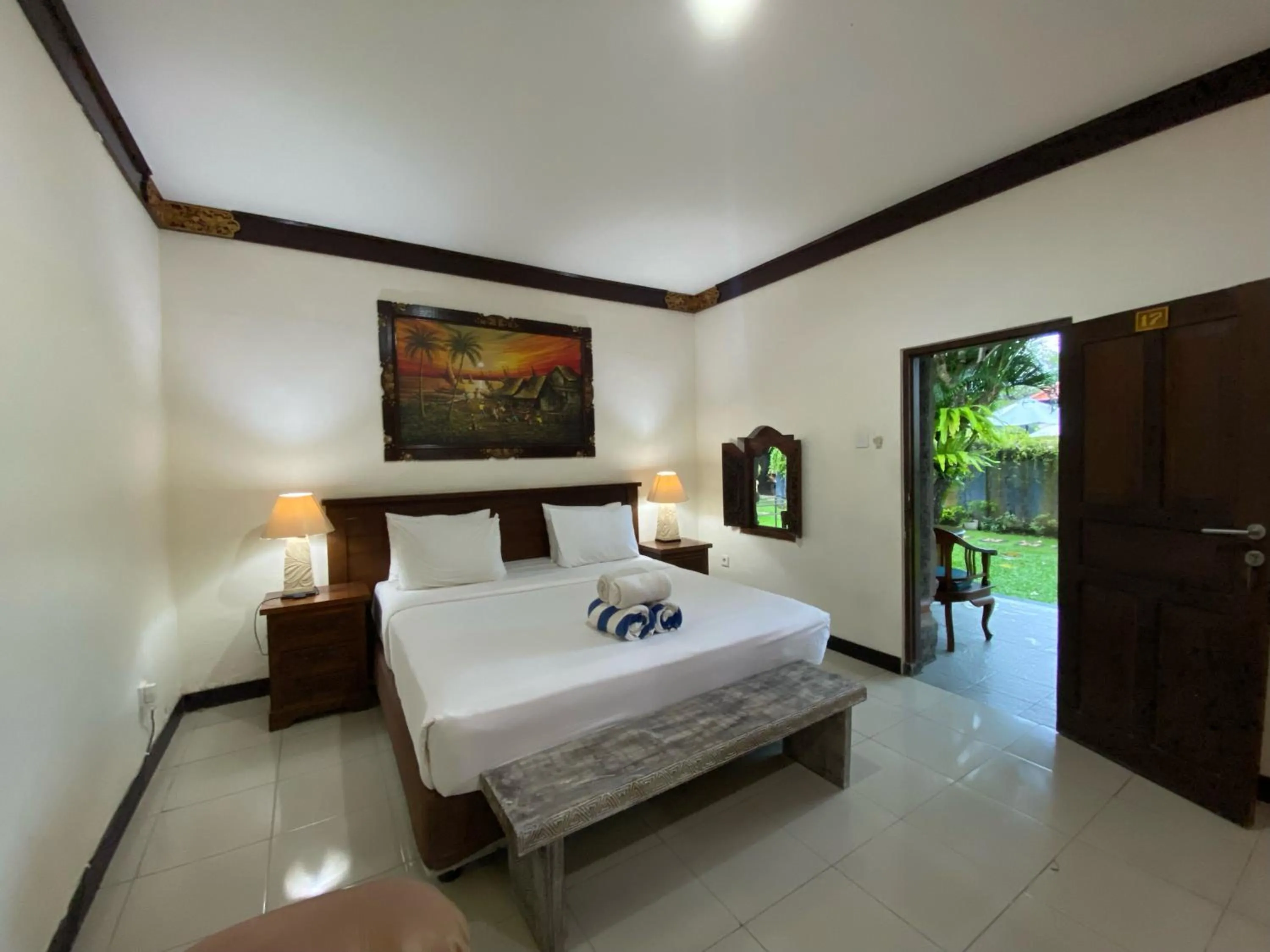 Bed in Segara Agung Boutique Hotel