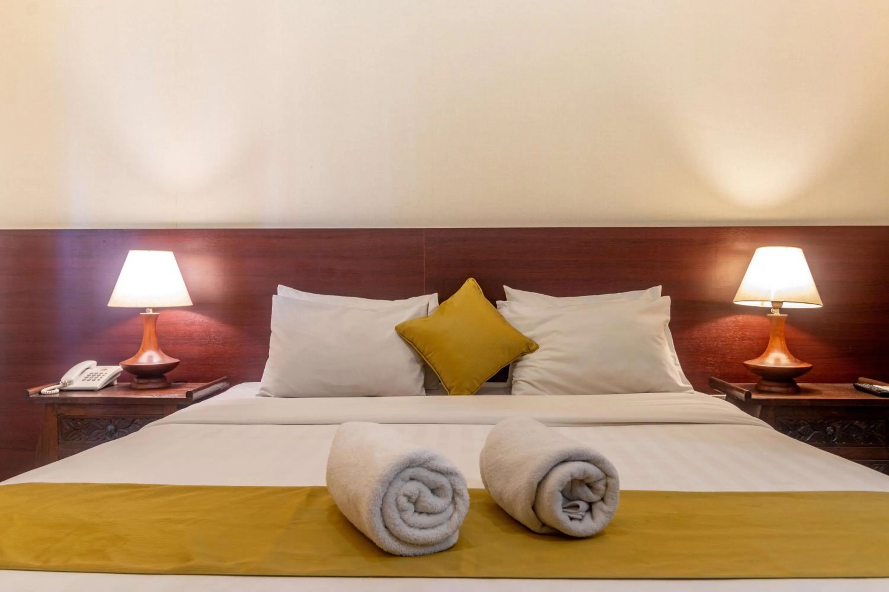 Bed in Segara Agung Boutique Hotel