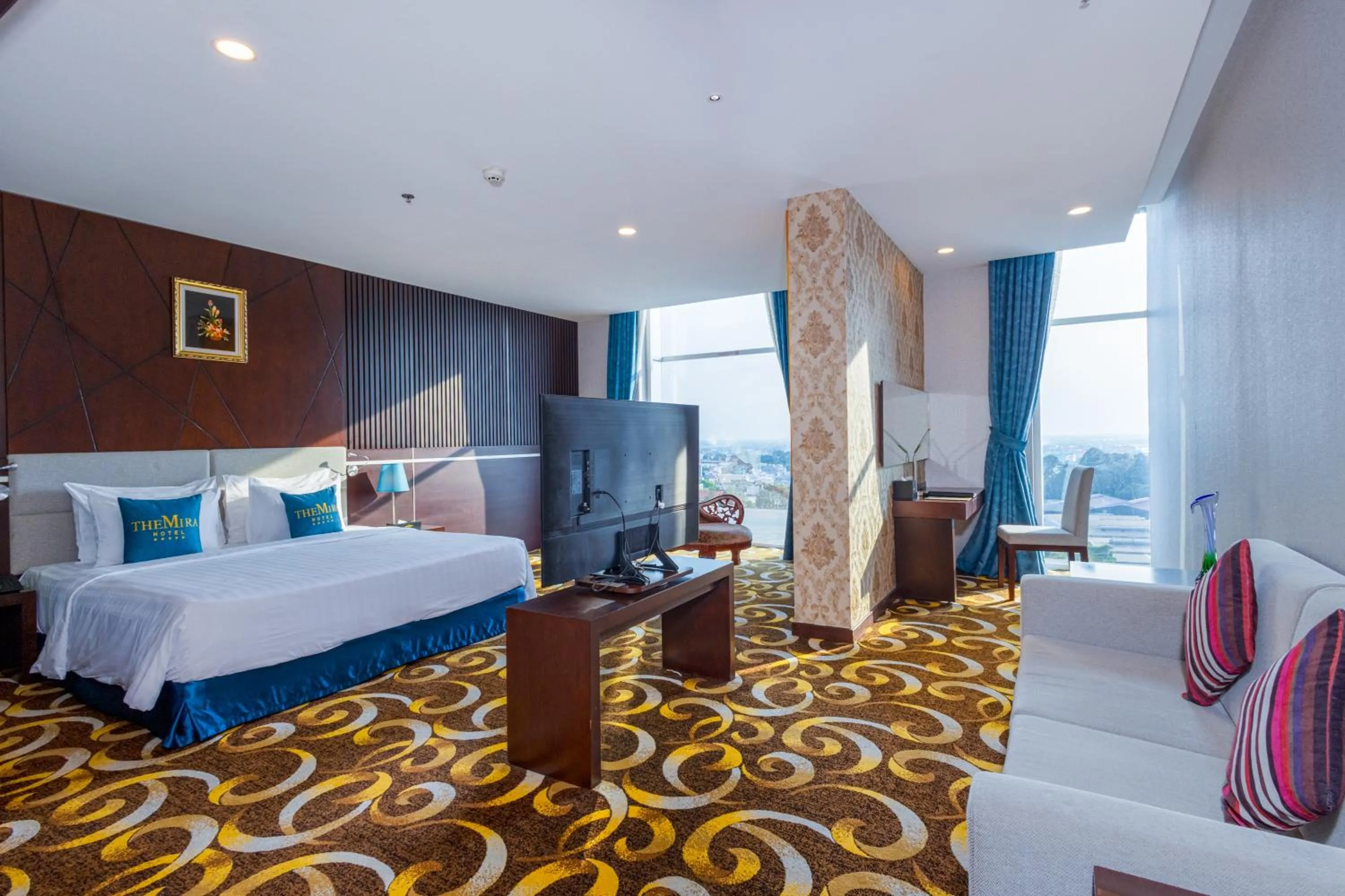 Bed in The Mira Hotel