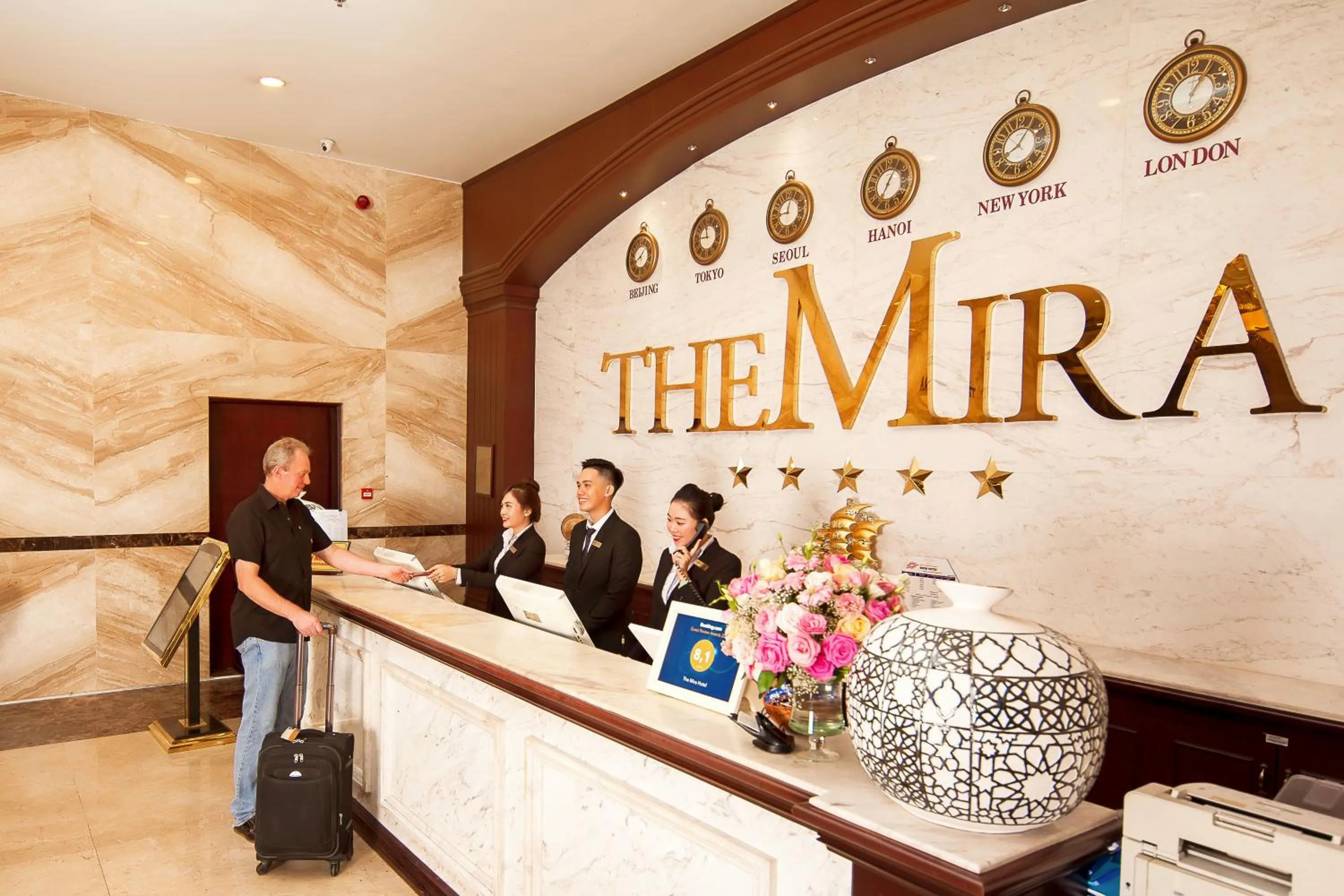 Lobby or reception in The Mira Hotel