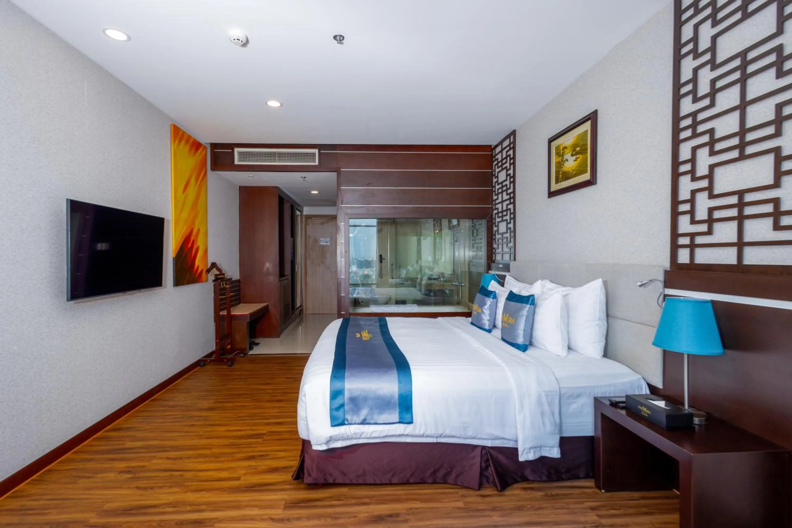 Bed in The Mira Hotel