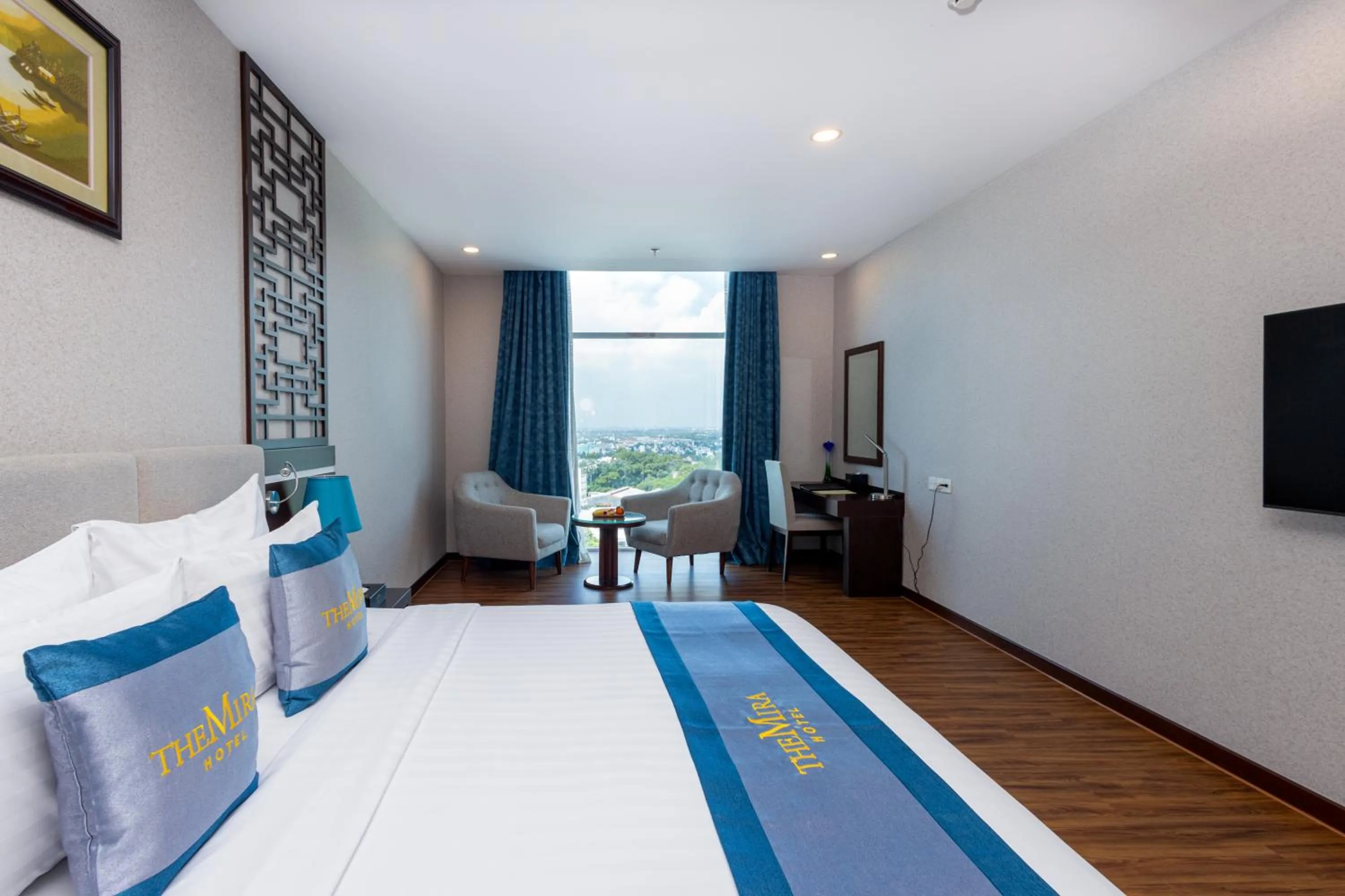 Bed in The Mira Hotel