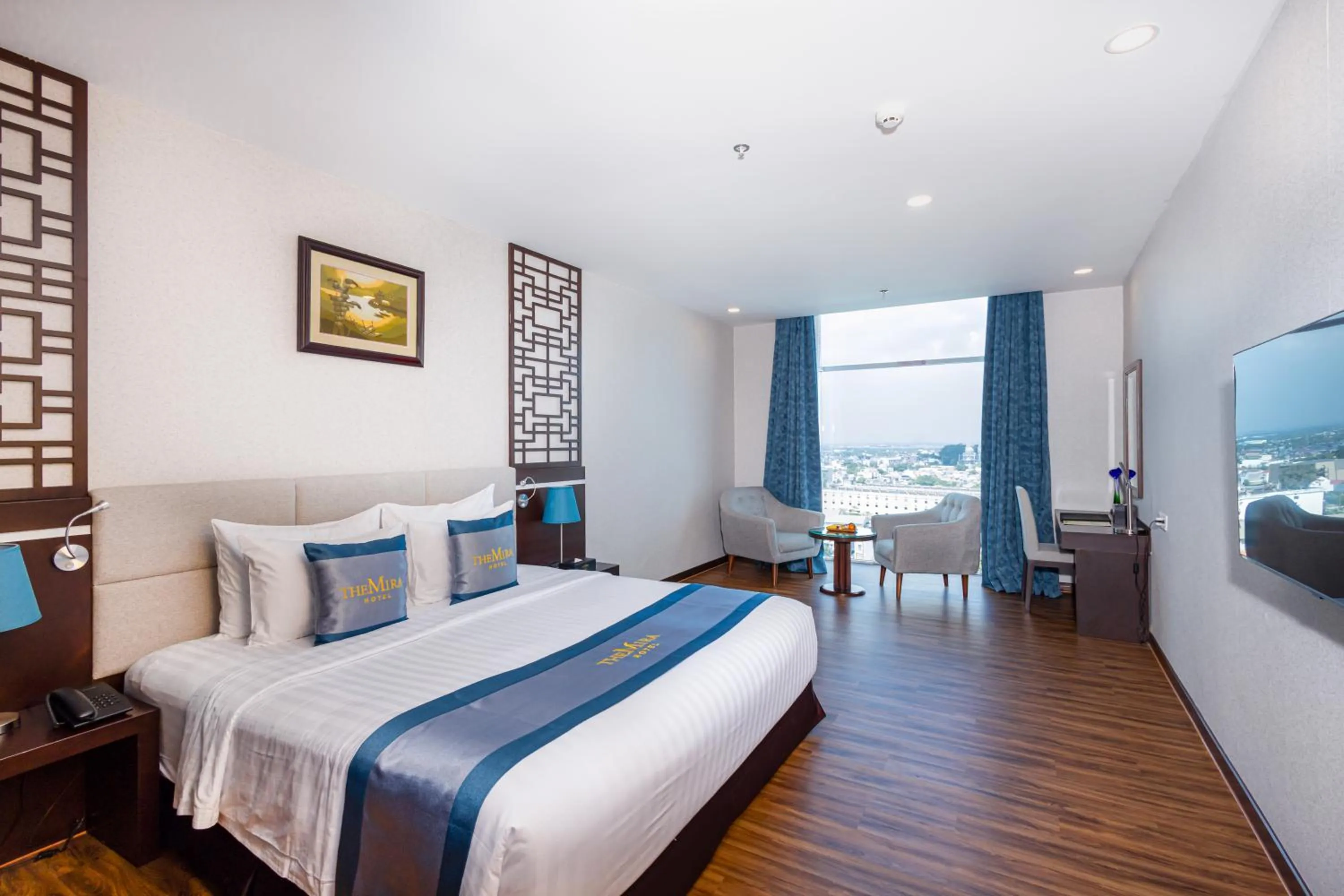 Bed in The Mira Hotel