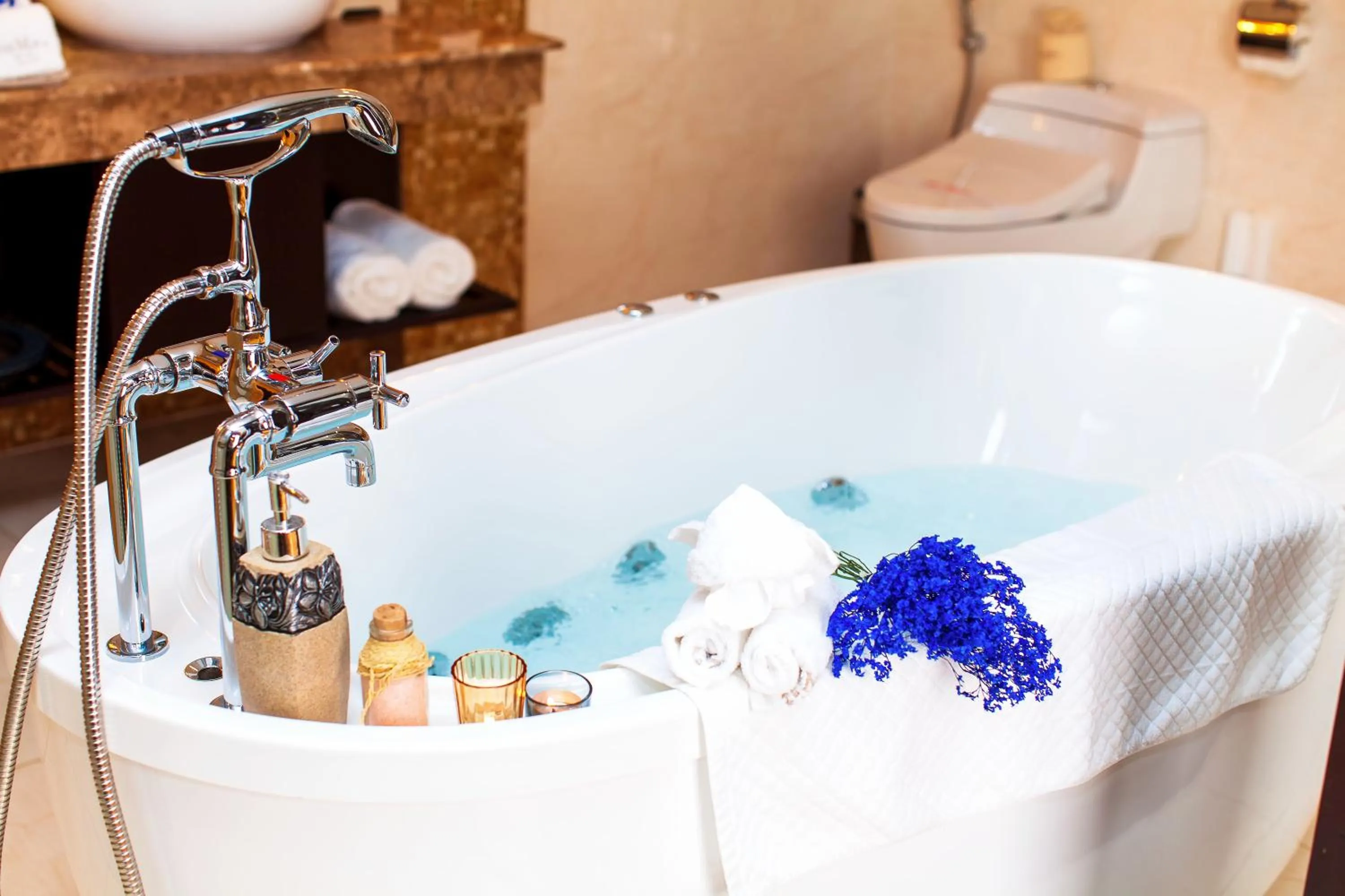Bathroom in The Mira Hotel