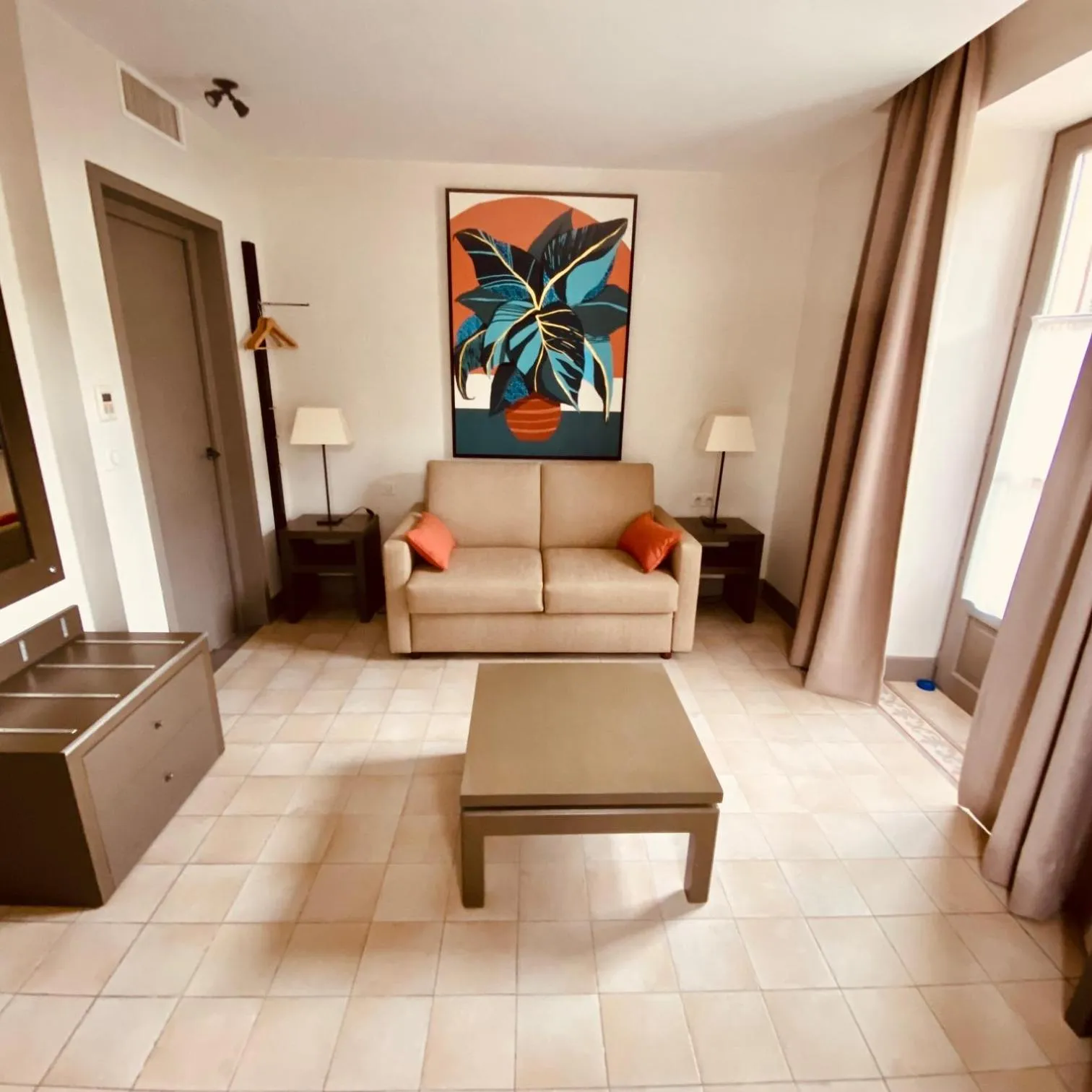 Living room in La Bastide de Boulbon