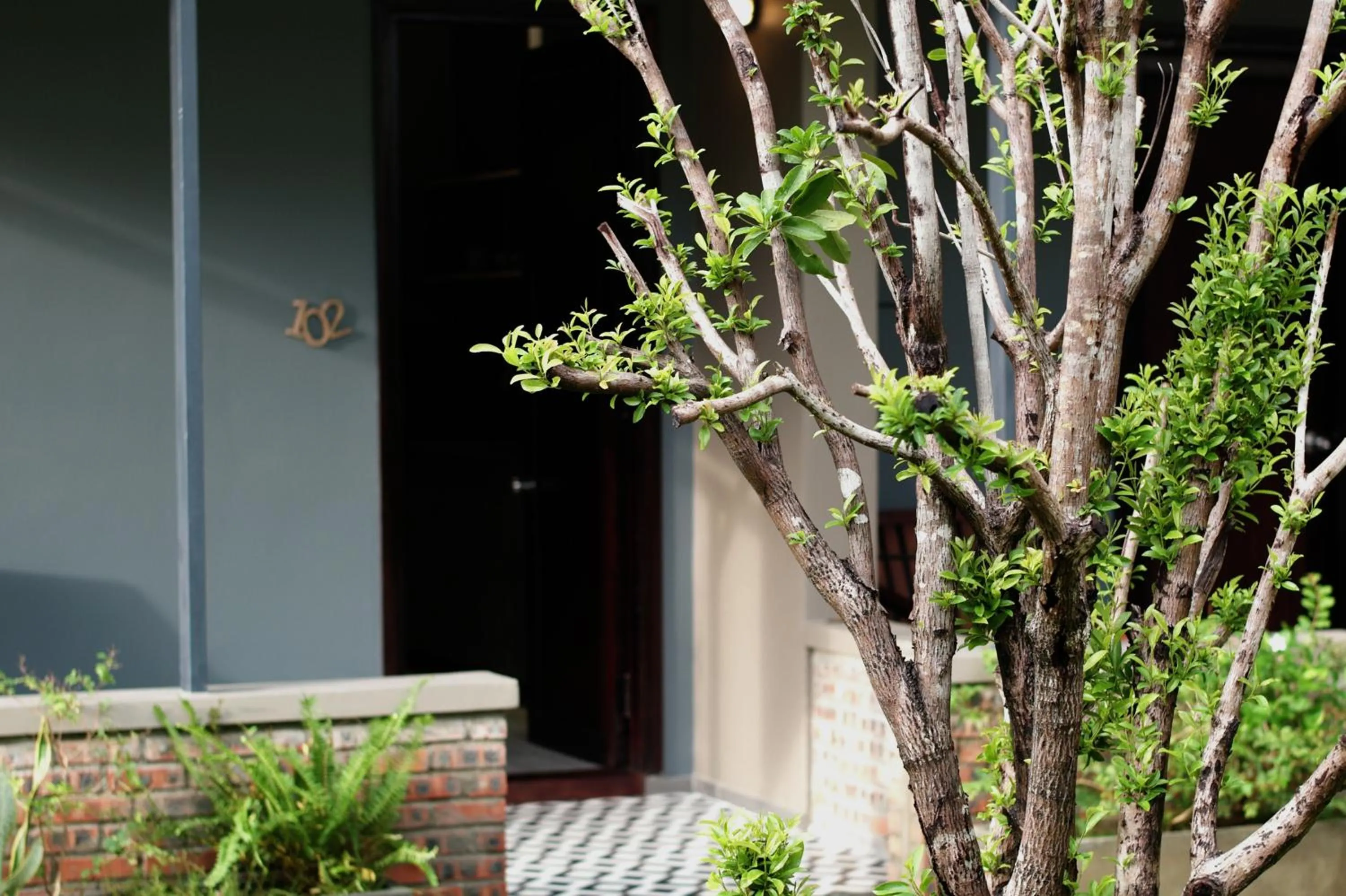 Patio in Kaia Residence Danang Quiet Garden