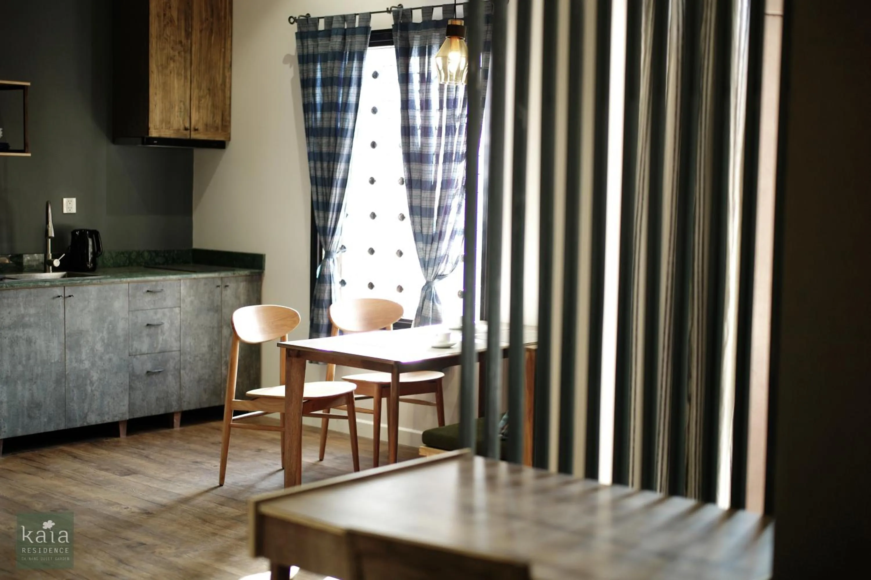 Kitchen or kitchenette in Kaia Residence Danang Quiet Garden