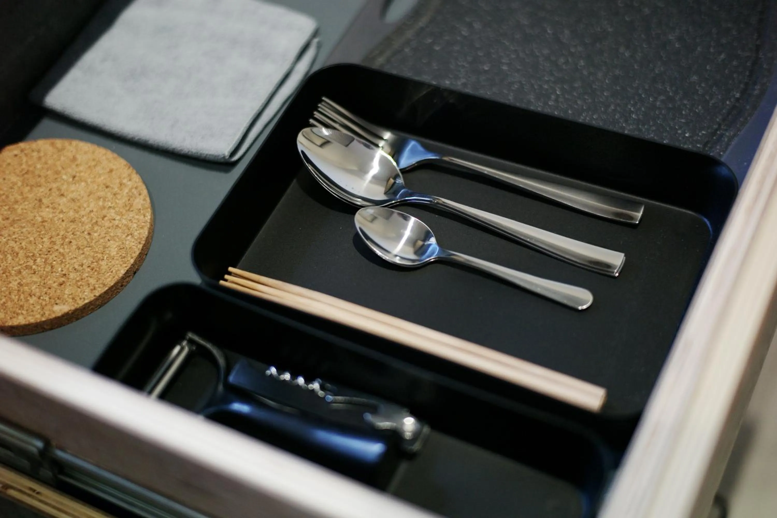 Kitchen or kitchenette in Kaia Residence Danang Quiet Garden