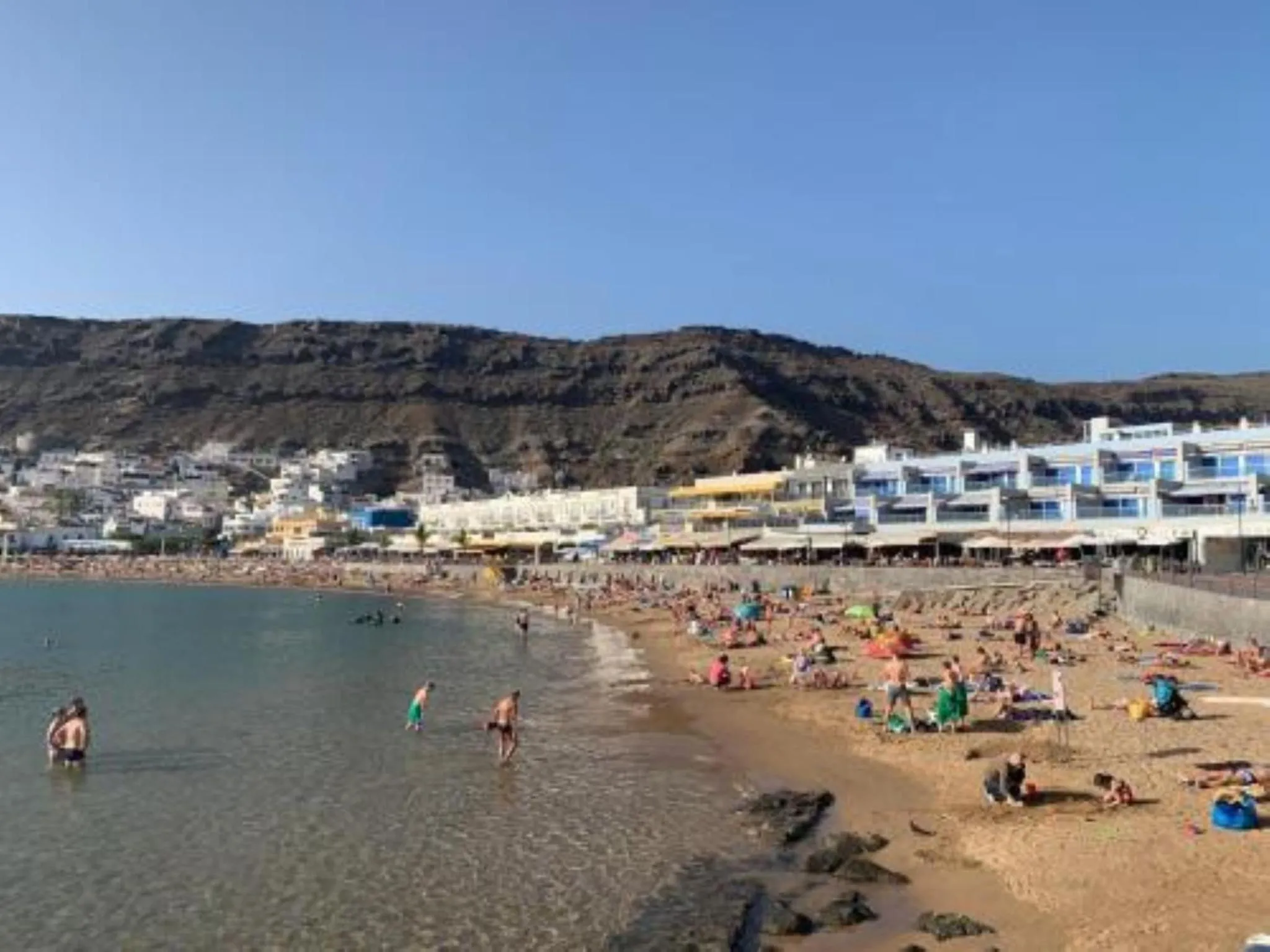 Beach in Captains House Playa De Mogan by El Sirocco