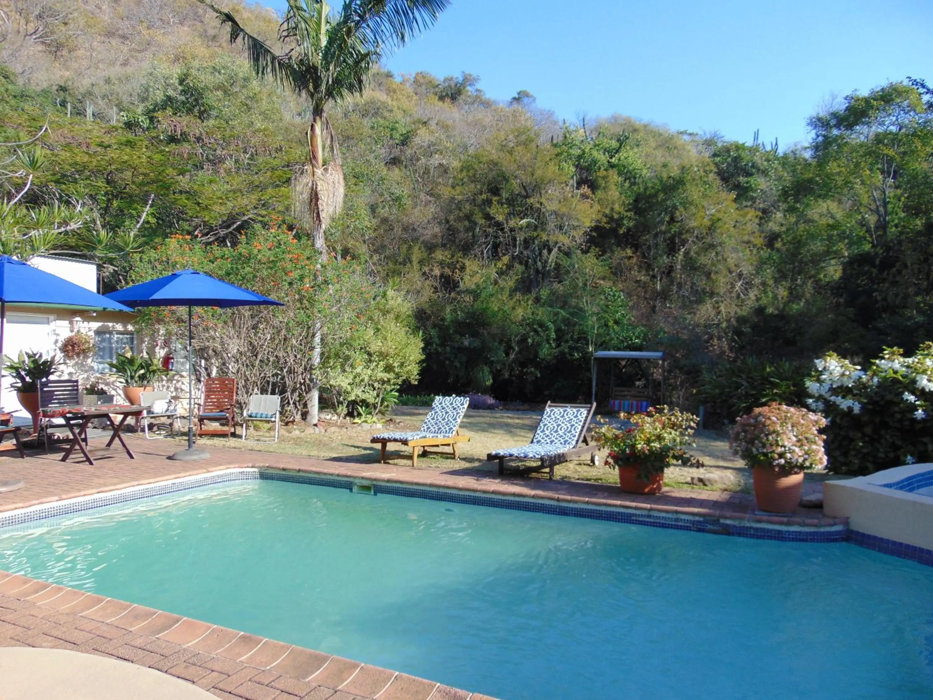 Swimming pool in Fountain Baths Guest Cottages