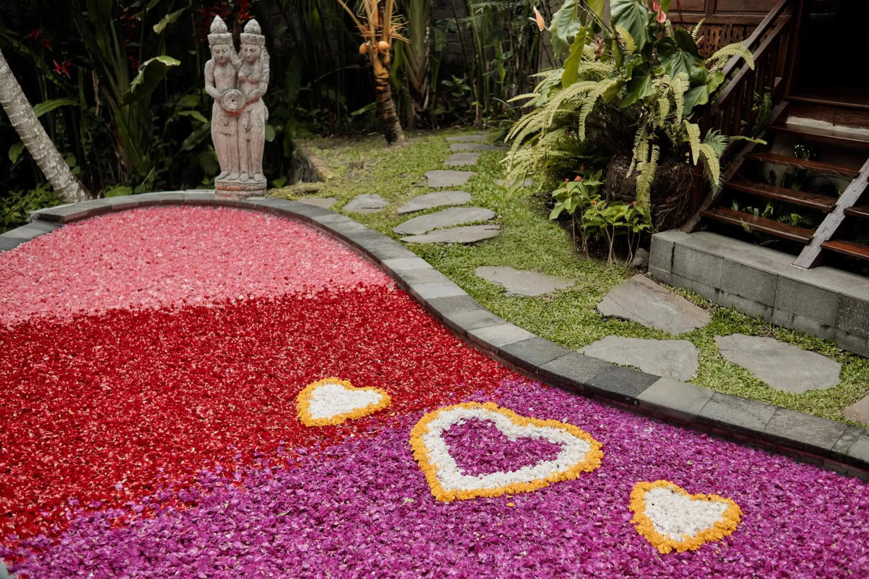 Garden view in Andara Ubud Villa