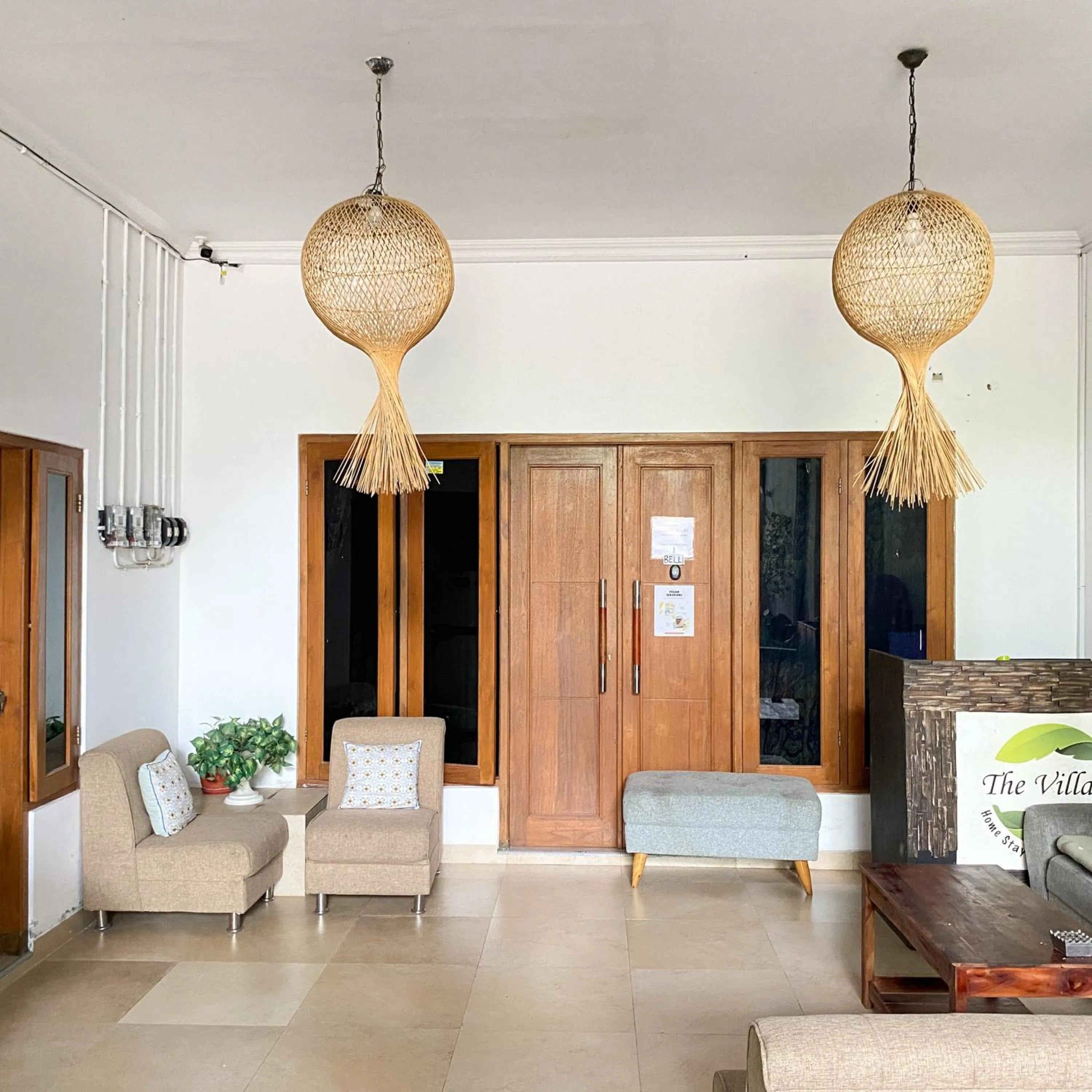 Lobby or reception in The Eco Village Homestay RedPartner
