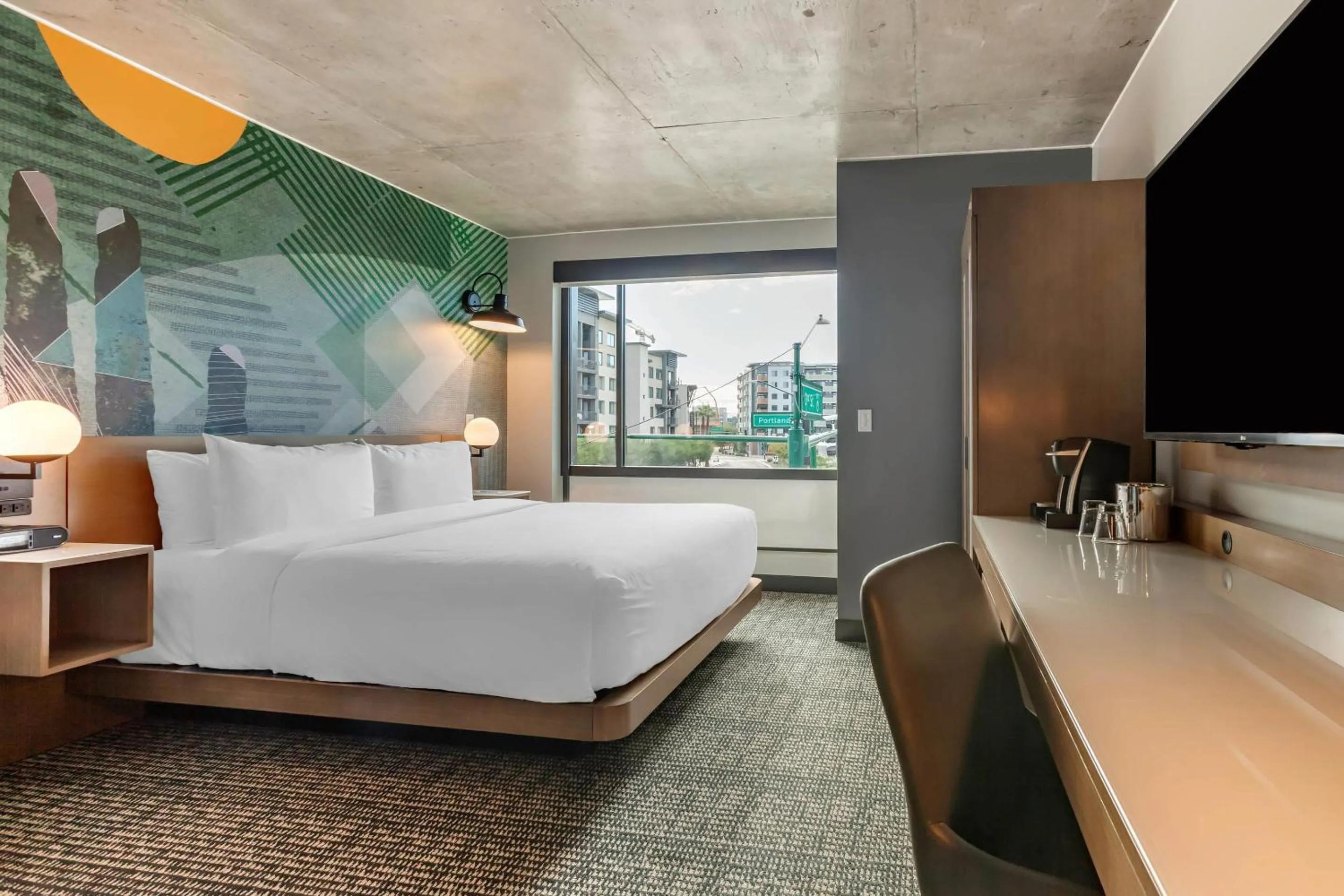 Bedroom, Bed in Cambria Downtown Phoenix Convention & Airport Hotel