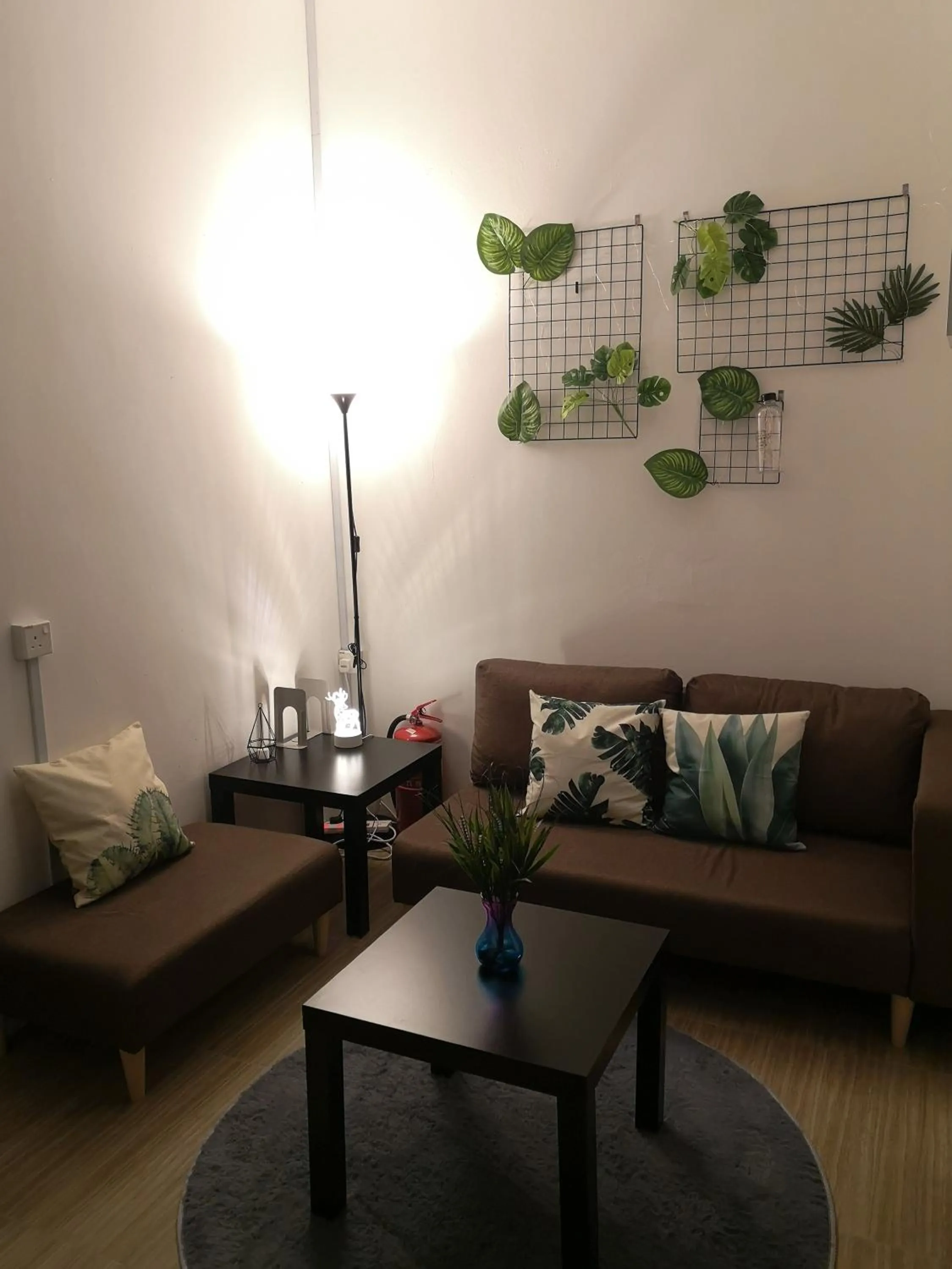 Seating area in Homey Hostel, Ipoh Town